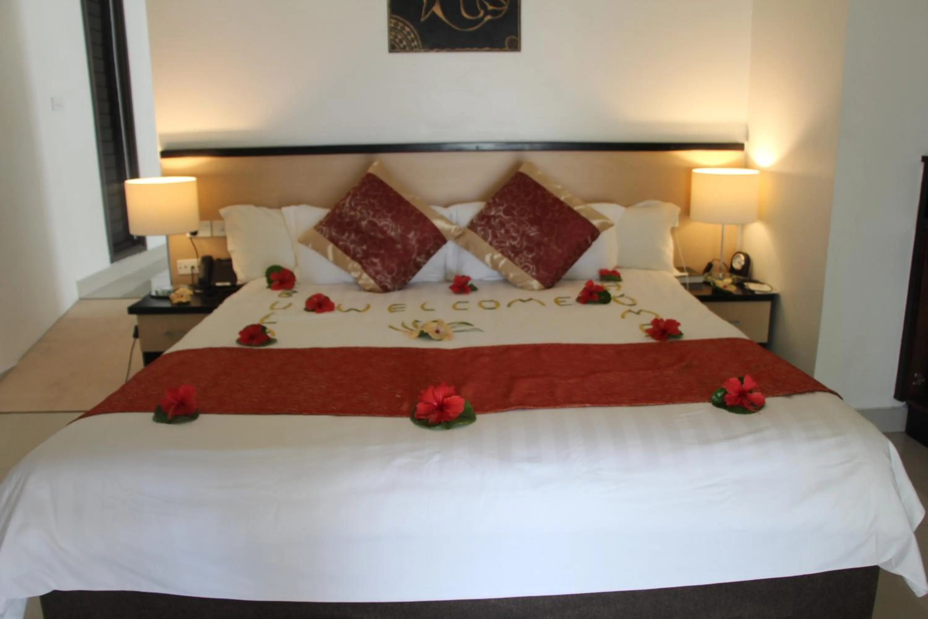 Bed in Lander's Bay Resort