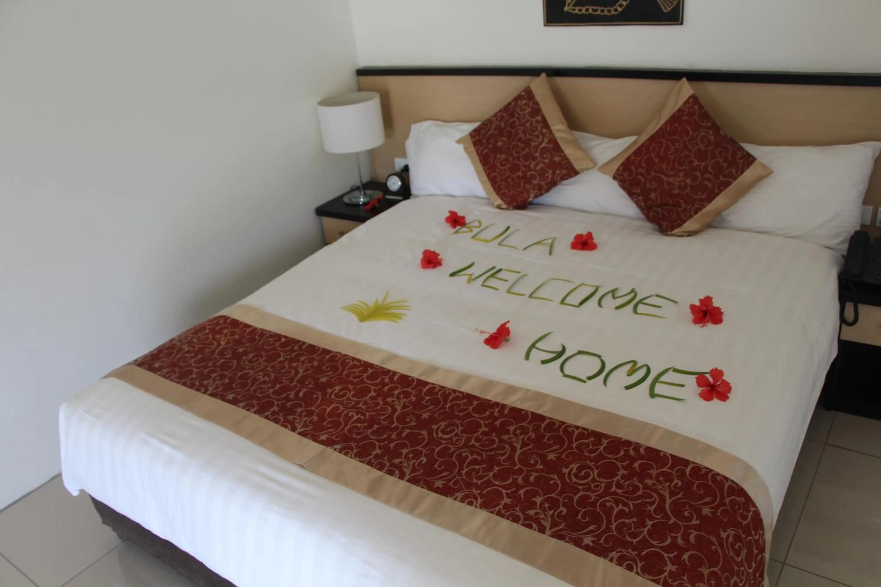 Bed in Lander's Bay Resort