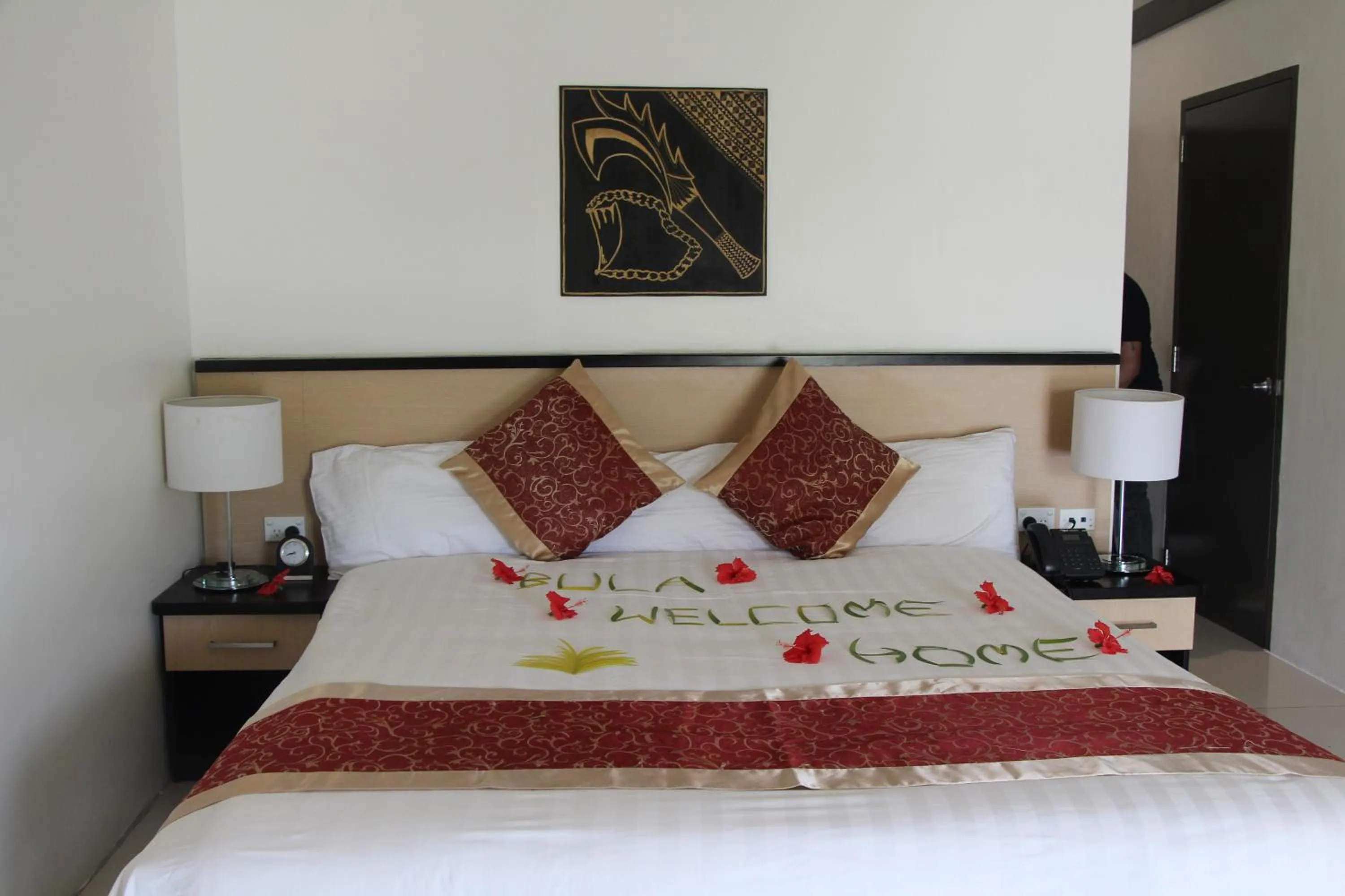 Bed in Lander's Bay Resort