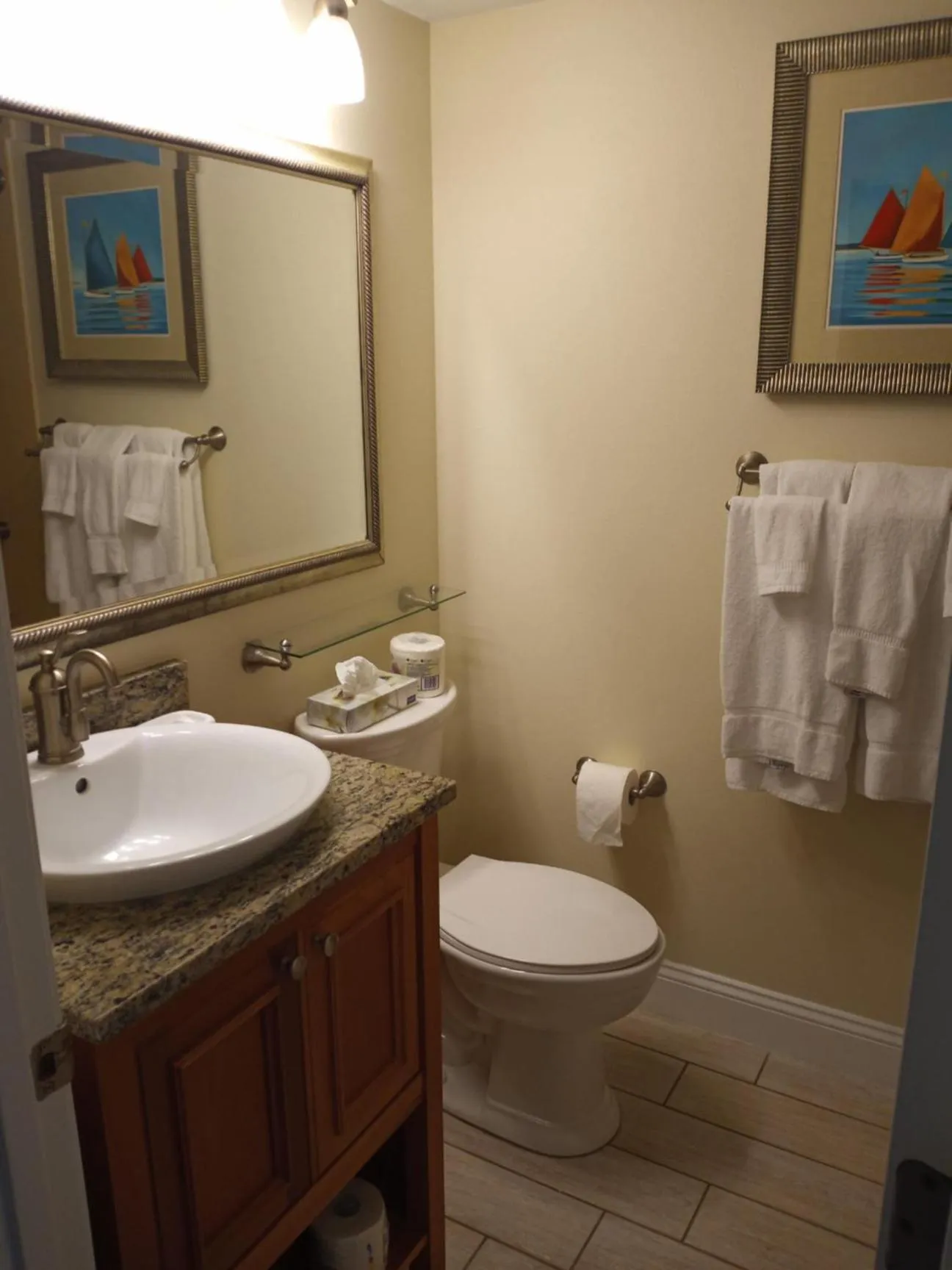 Bathroom in Ocean Club on Smuggler's Beach