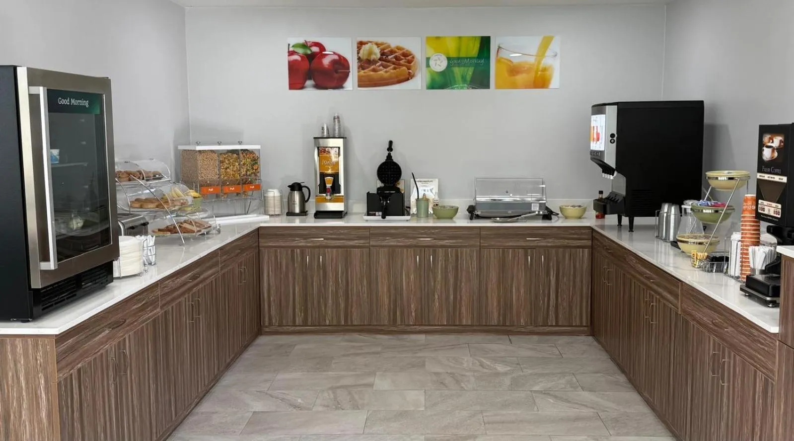 Breakfast in Quality Inn Ponca City