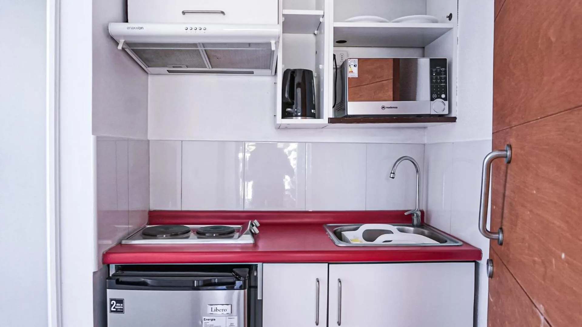 Kitchen or kitchenette in Dei Templi Apart Hotel