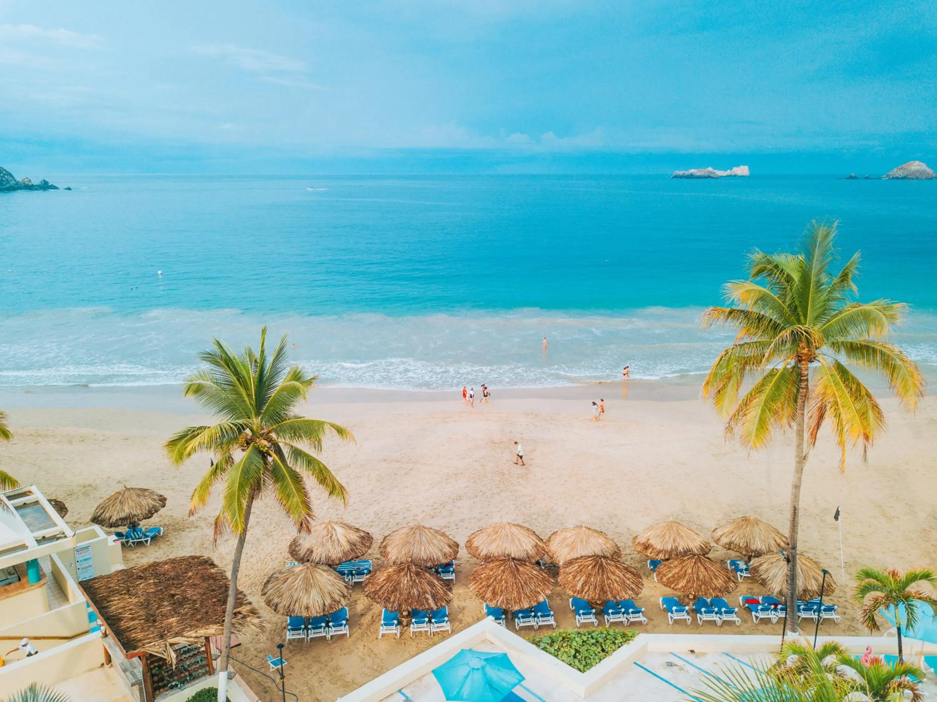 Bird's eye view in Fontan Ixtapa