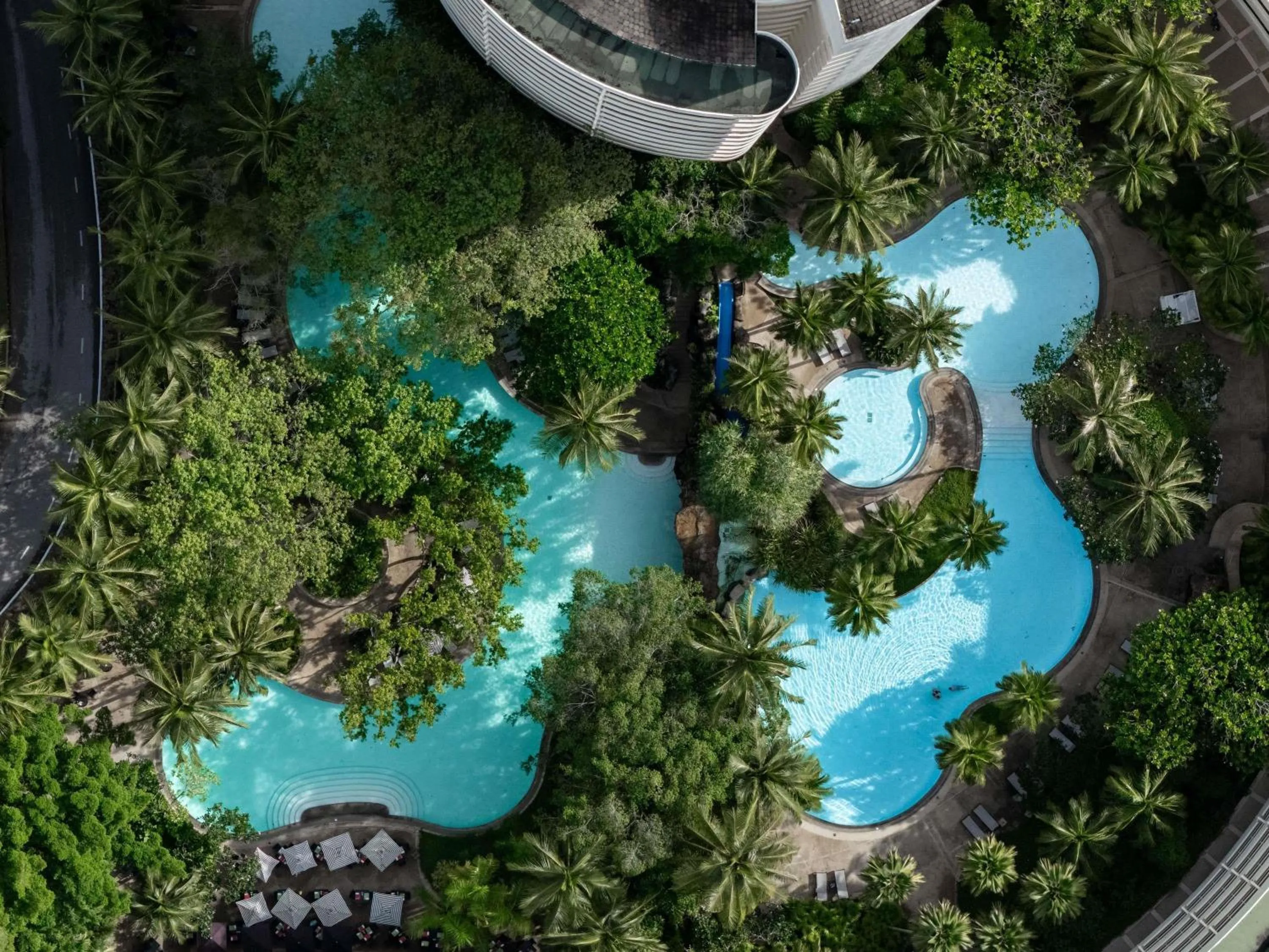 Pool view in Pullman Phuket Karon Beach Resort