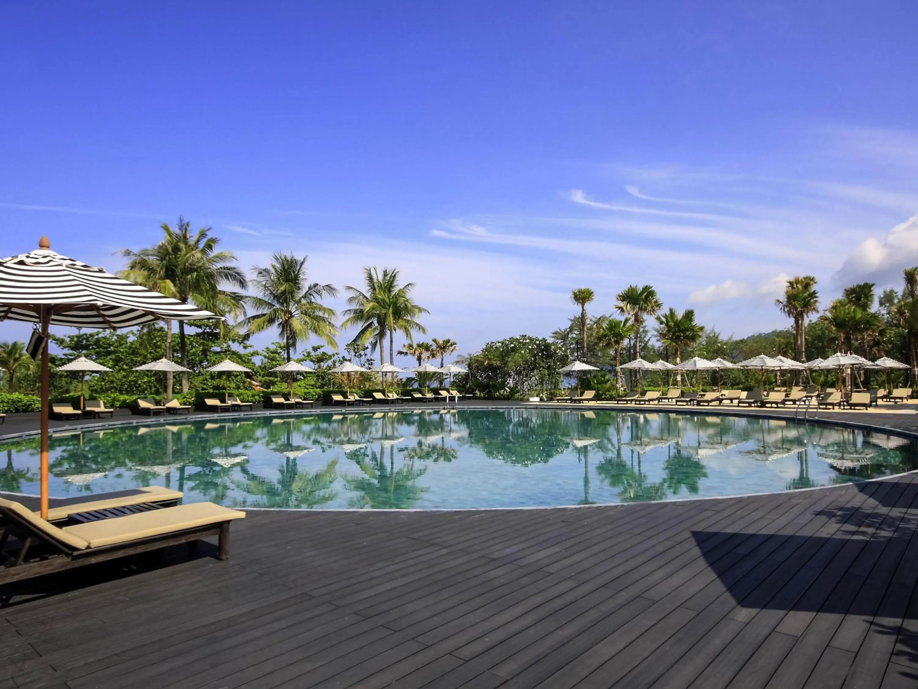 Pool view in Pullman Phuket Karon Beach Resort