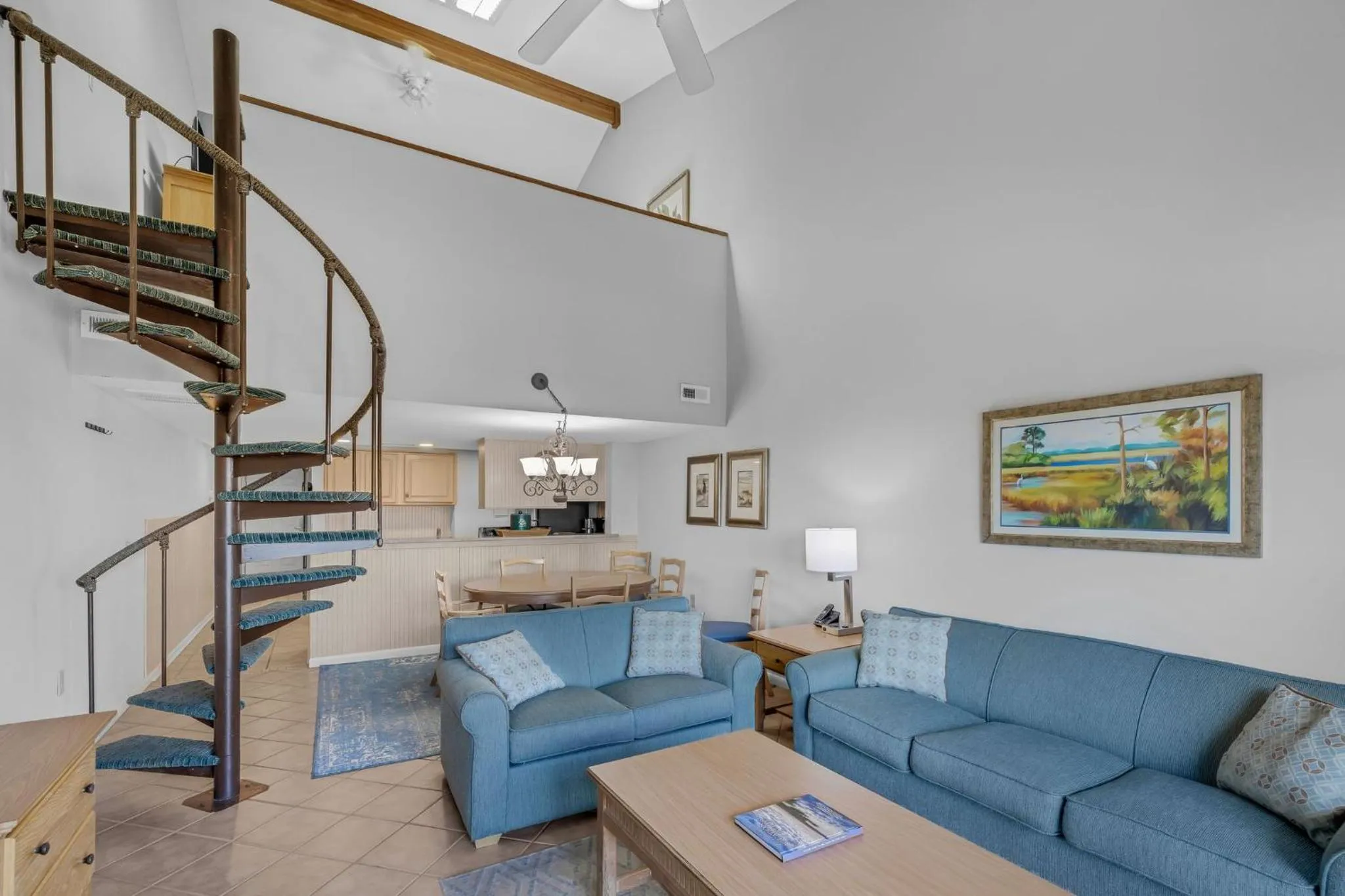 Living room in Ocean View at Island Club