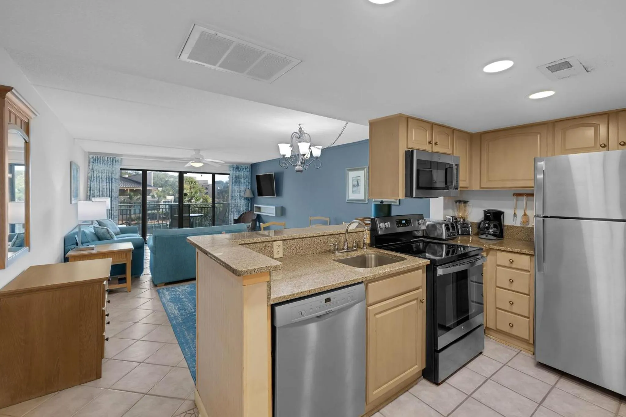 Kitchen or kitchenette in Ocean View at Island Club