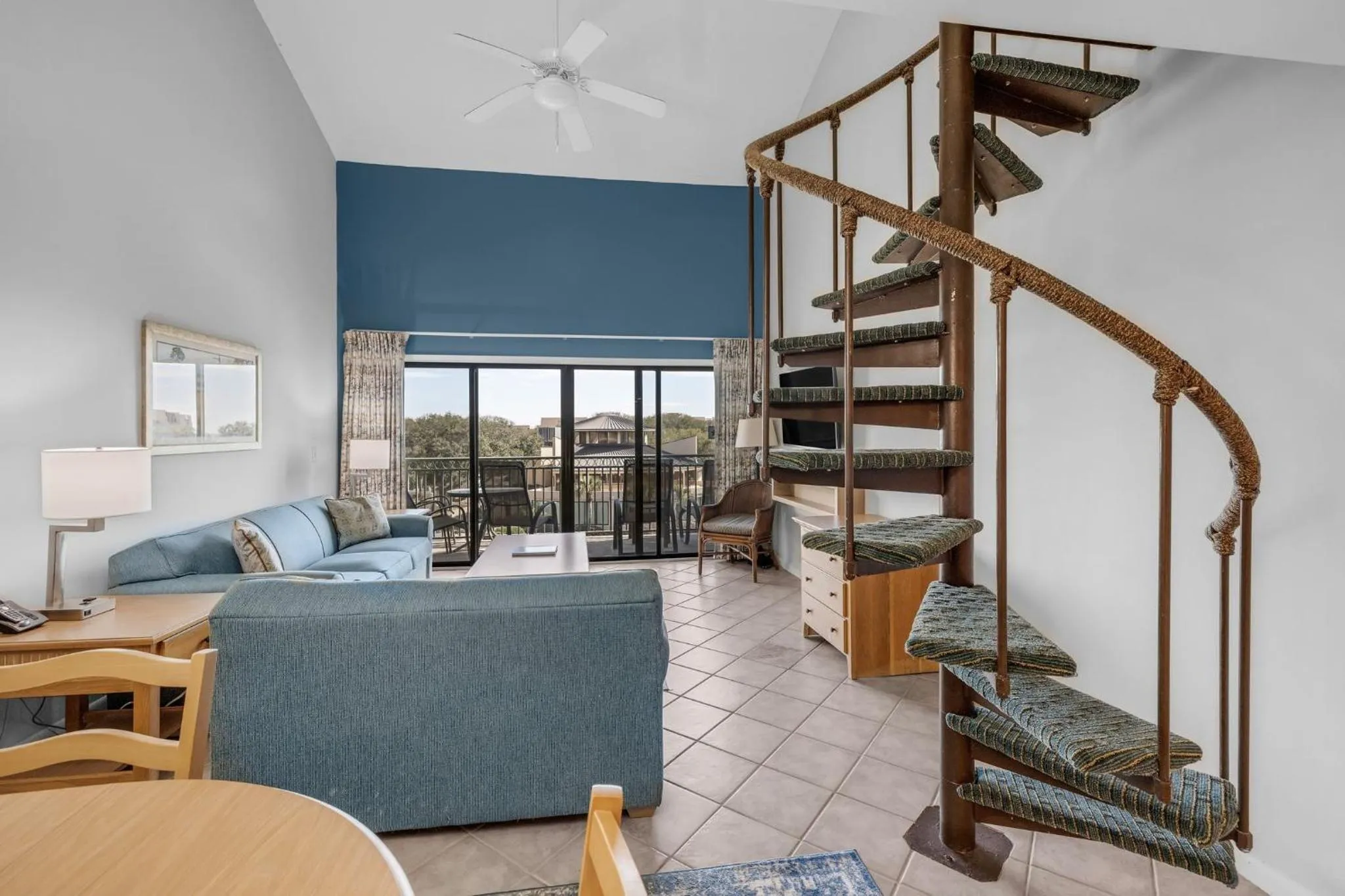 Living room in Ocean View at Island Club