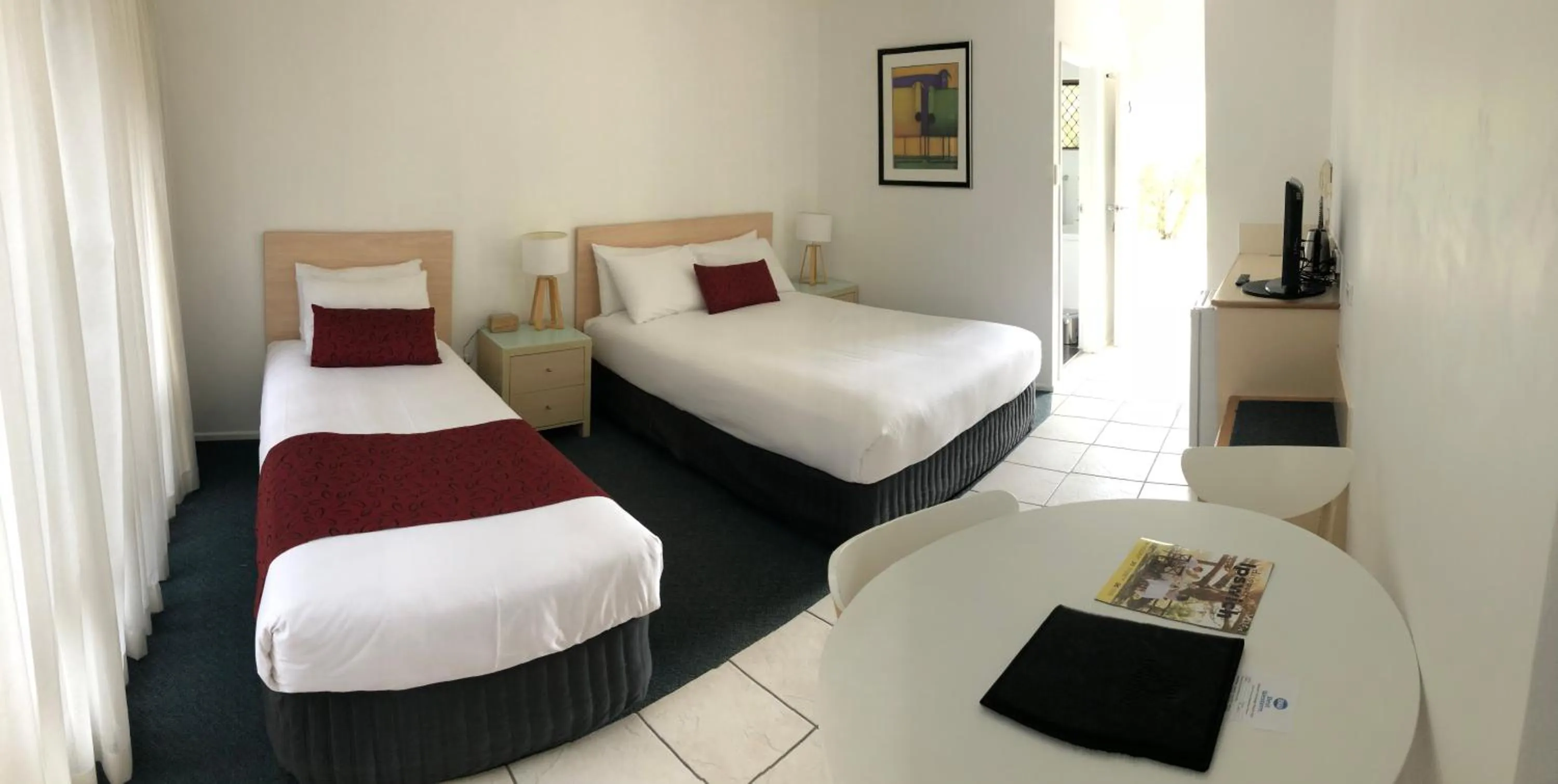 Bed in Best Western Ipswich