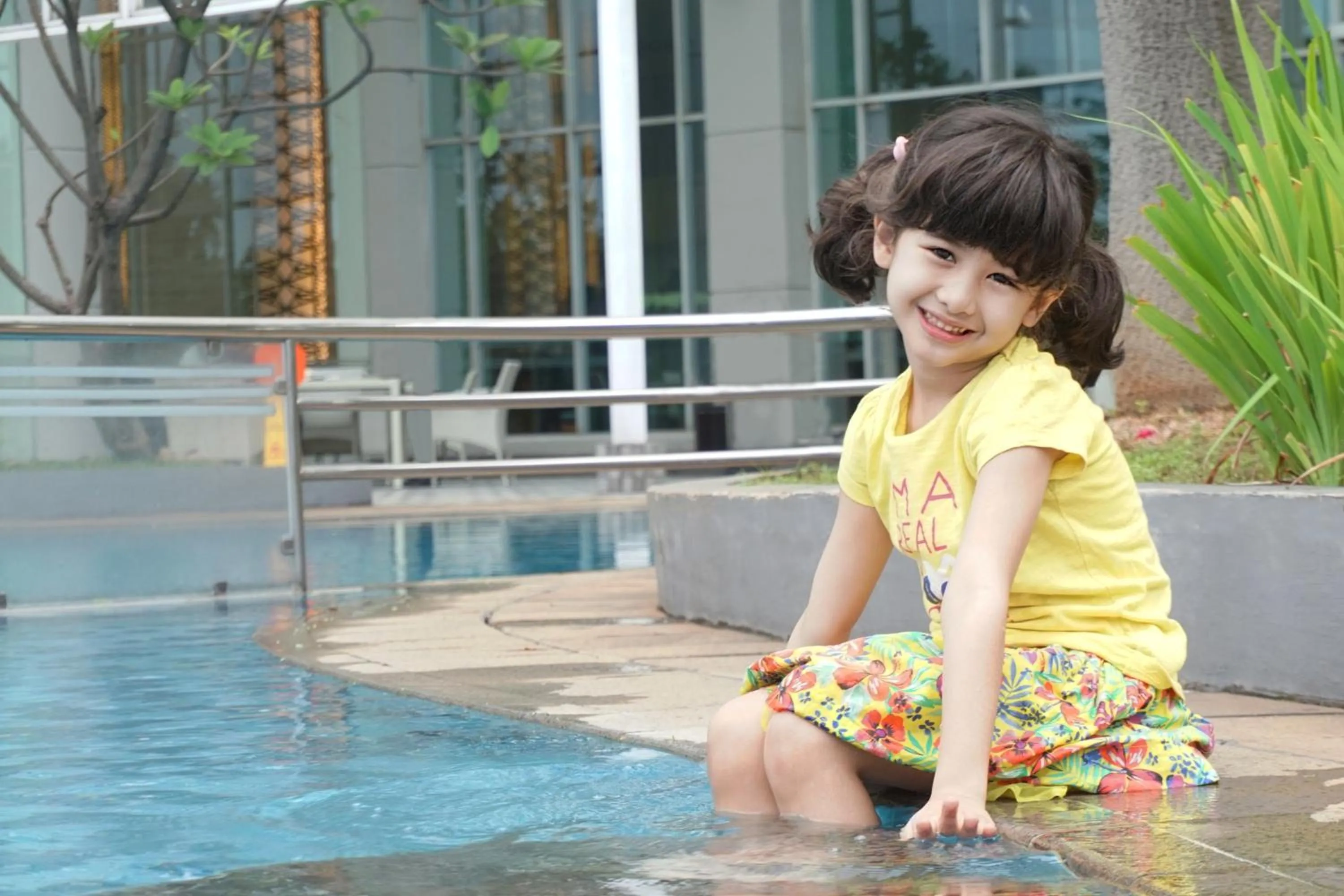 Swimming pool in Hotel Santika Premiere Slipi Jakarta