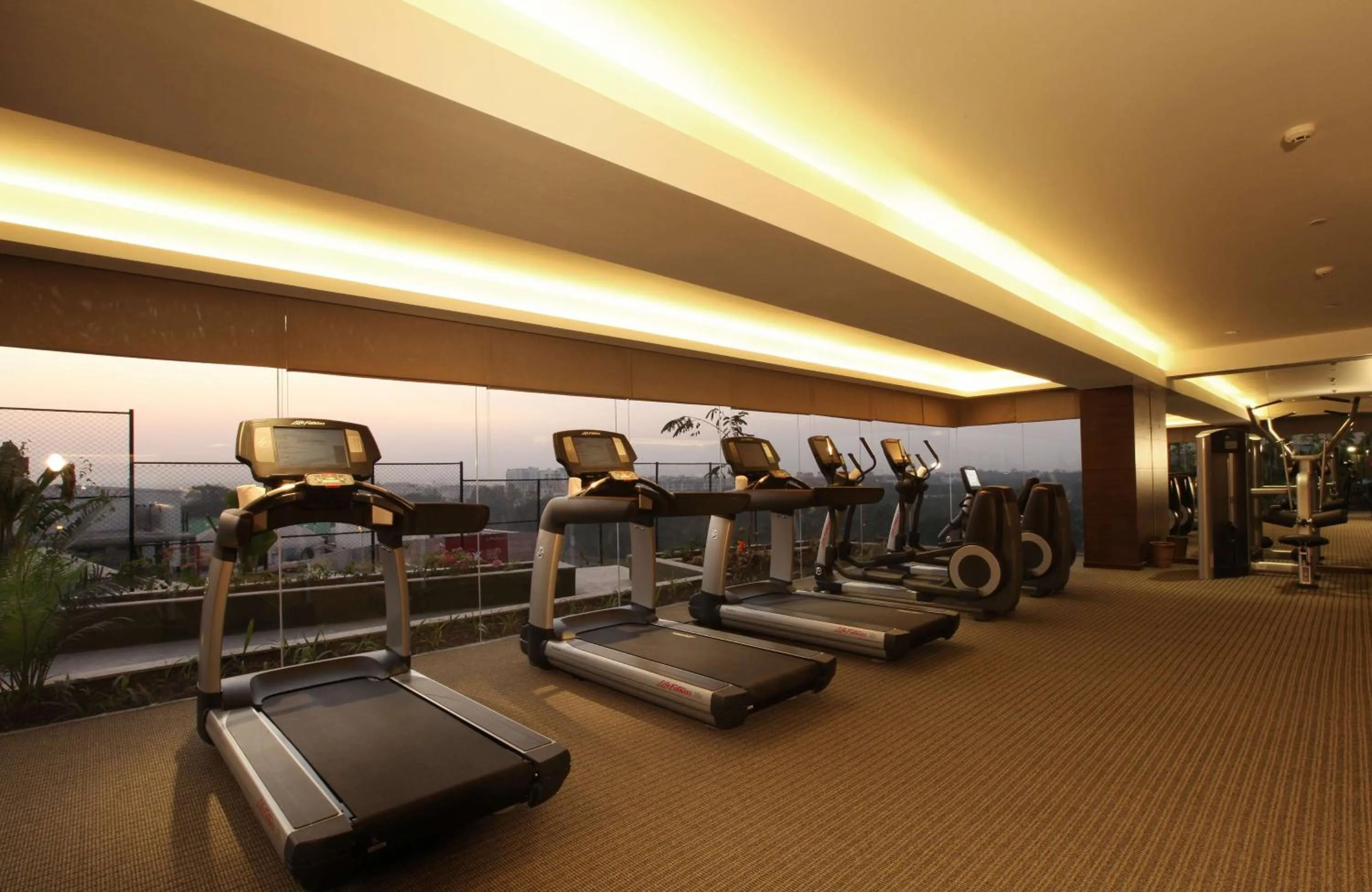 Fitness centre/facilities in Hyatt Pune