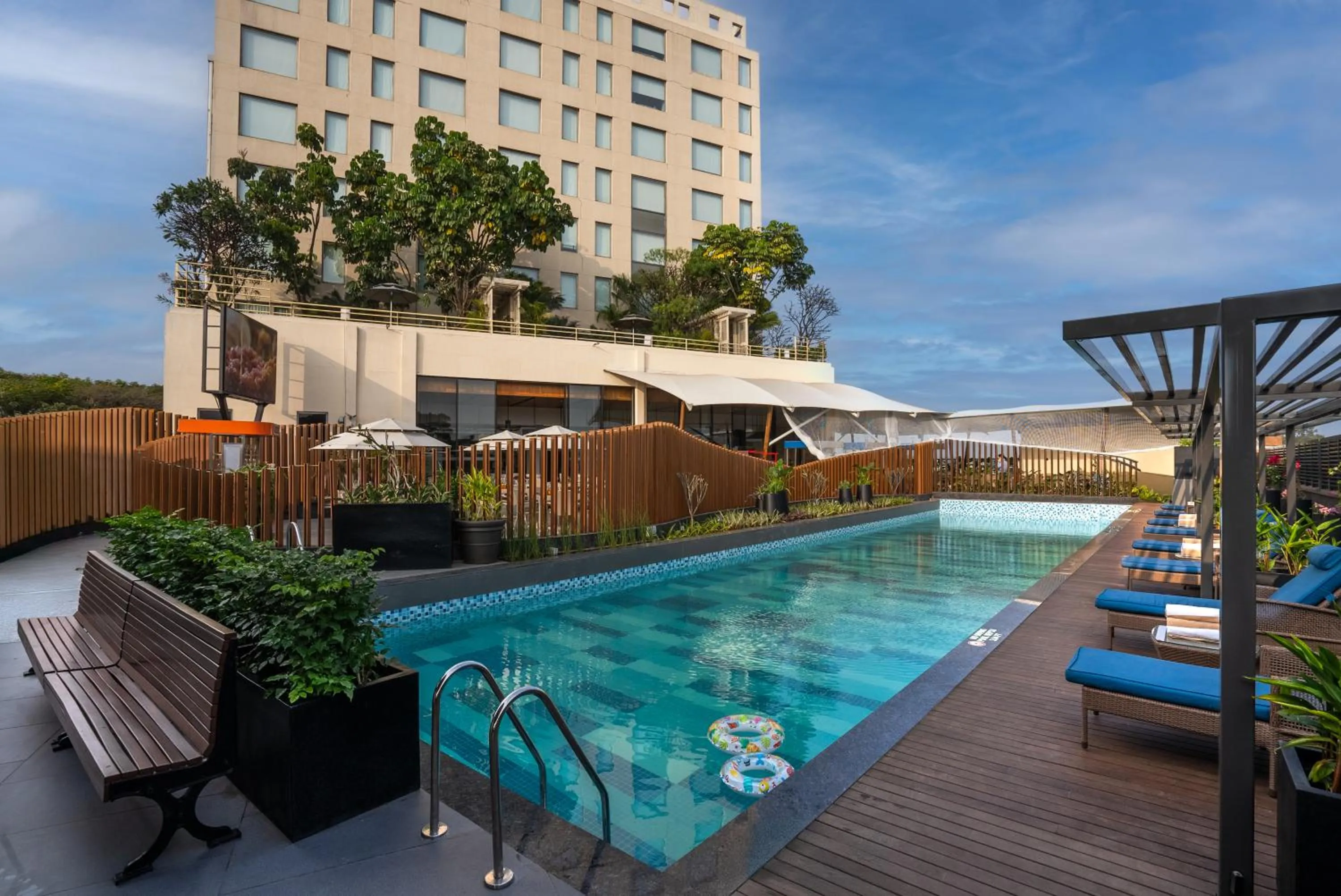 Swimming pool in Hyatt Centric MG Road Bangalore
