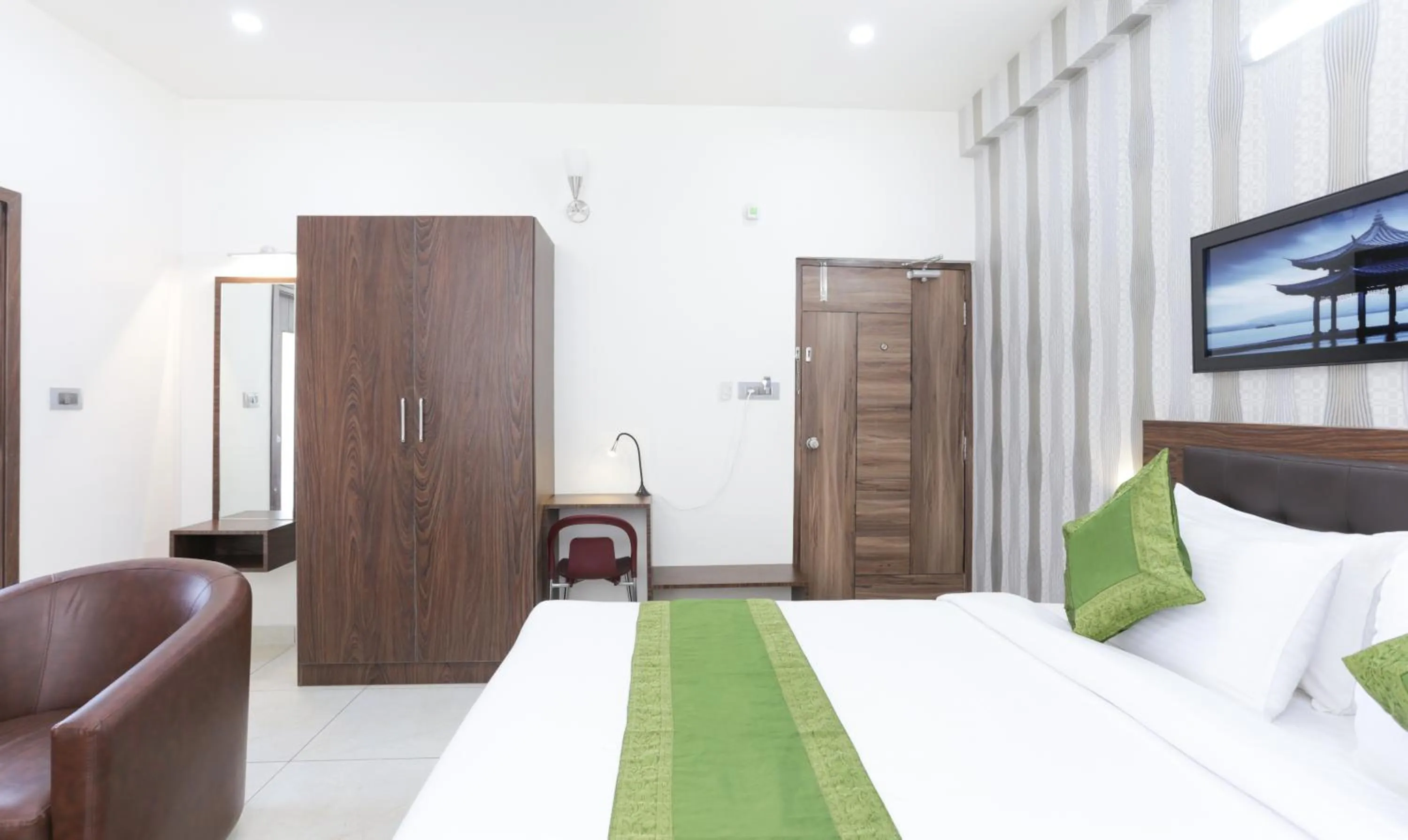 Bedroom, Bed in Treebo Sandpipers Kushalnagar