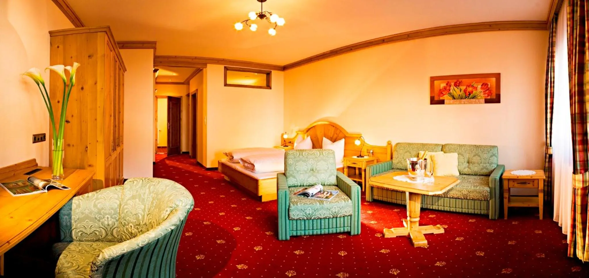 Photo of the whole room, Bed in Apart Hotel Garni Strasser