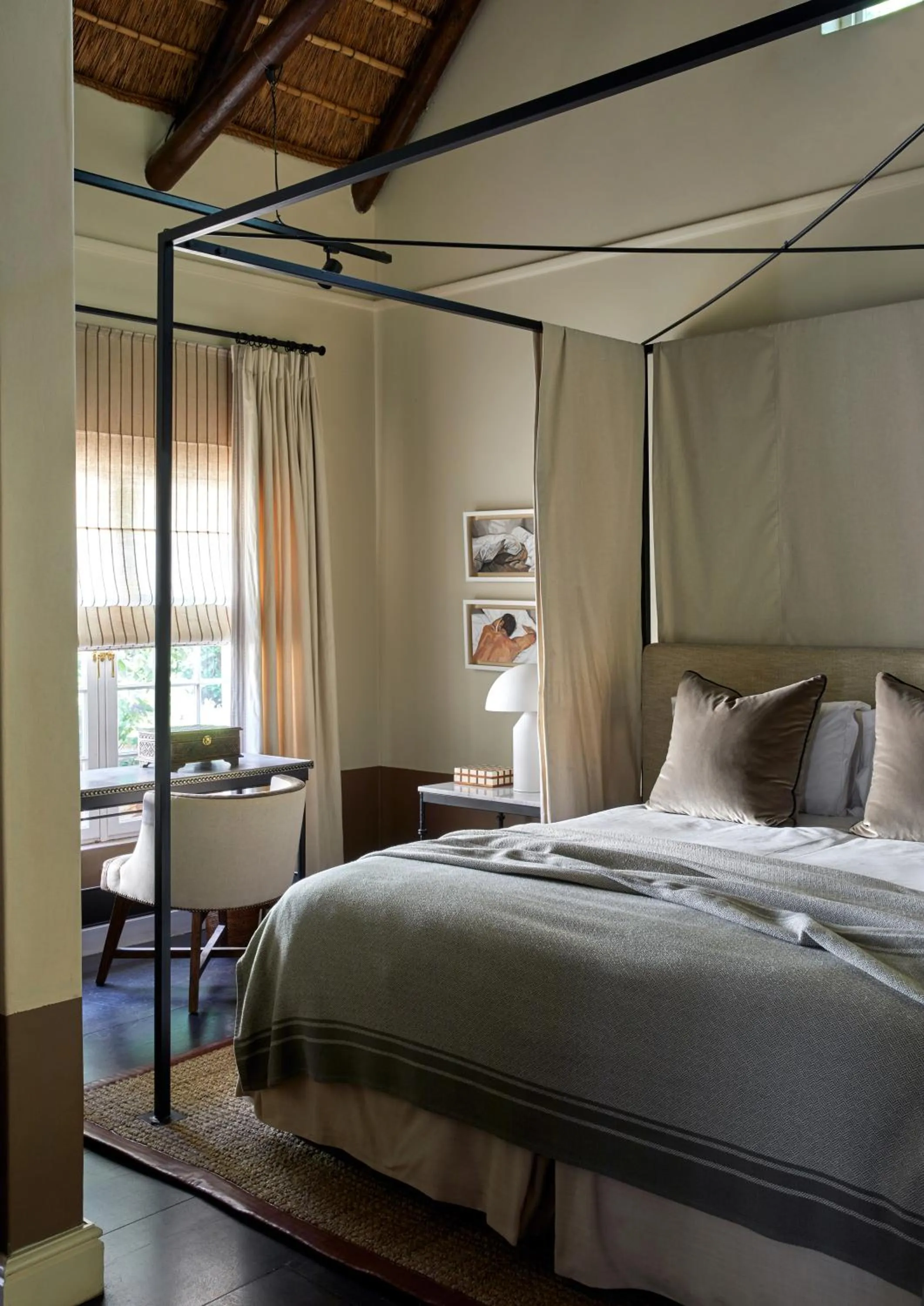 Bed in La Clé Lodge