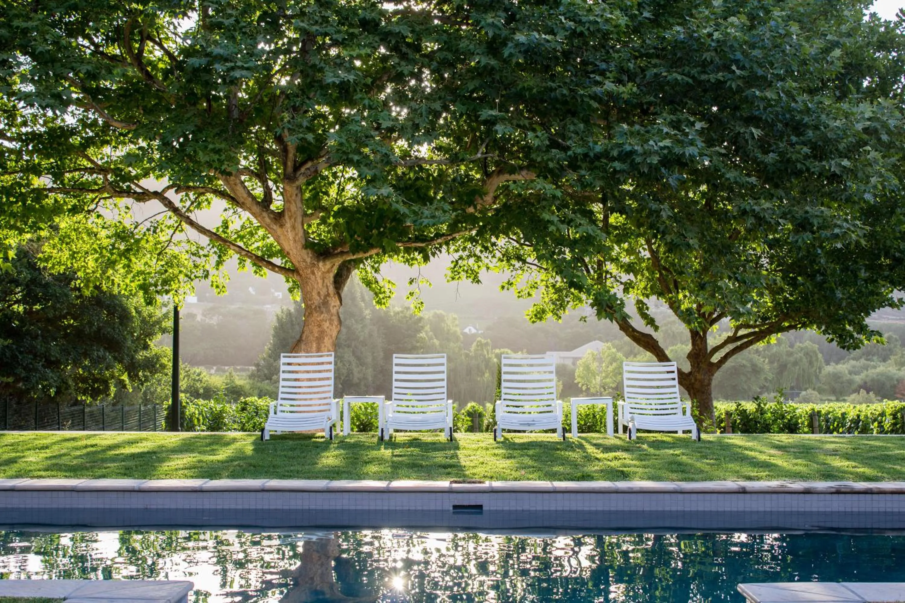 Garden in La Clé Lodge