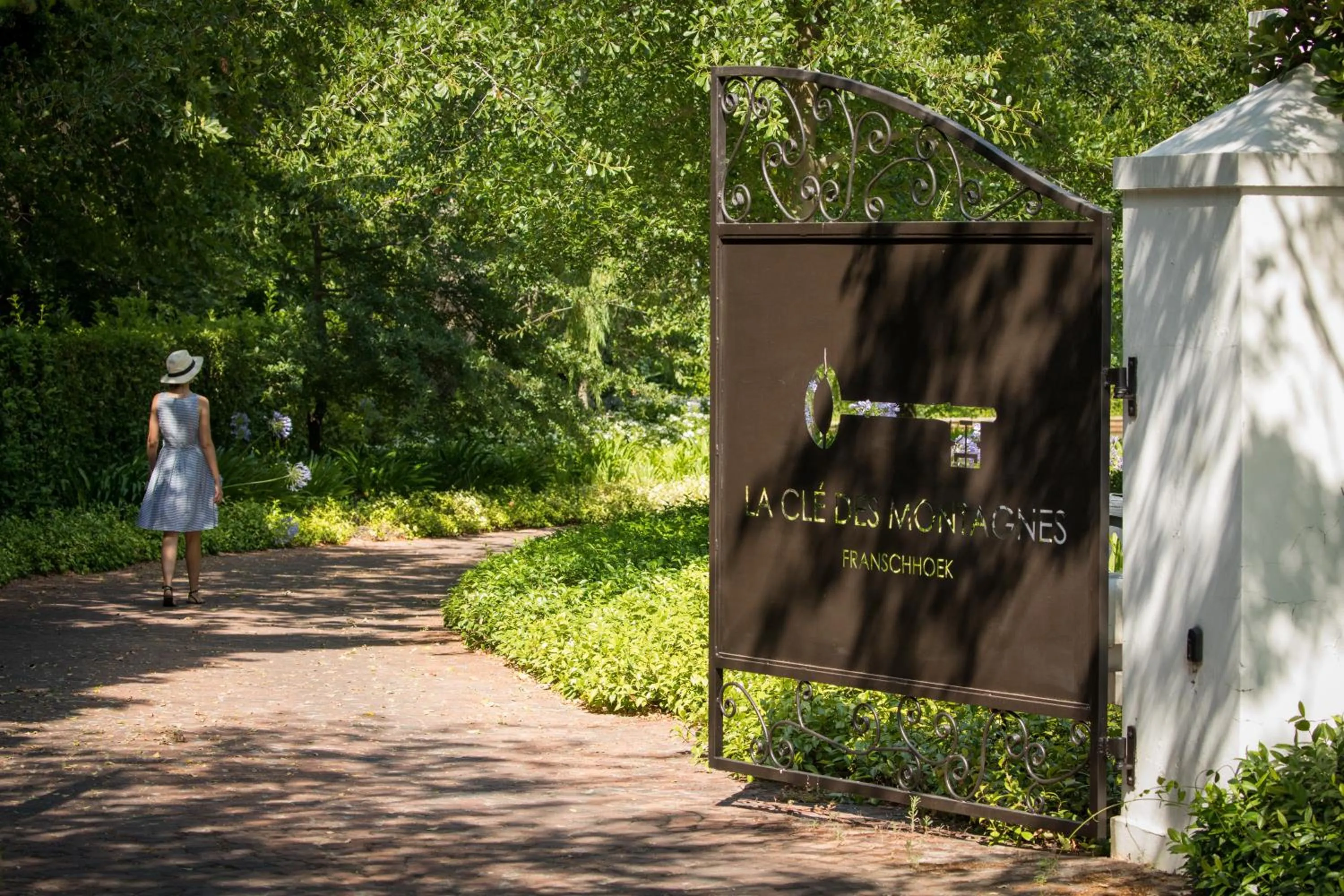 Garden in La Clé Lodge