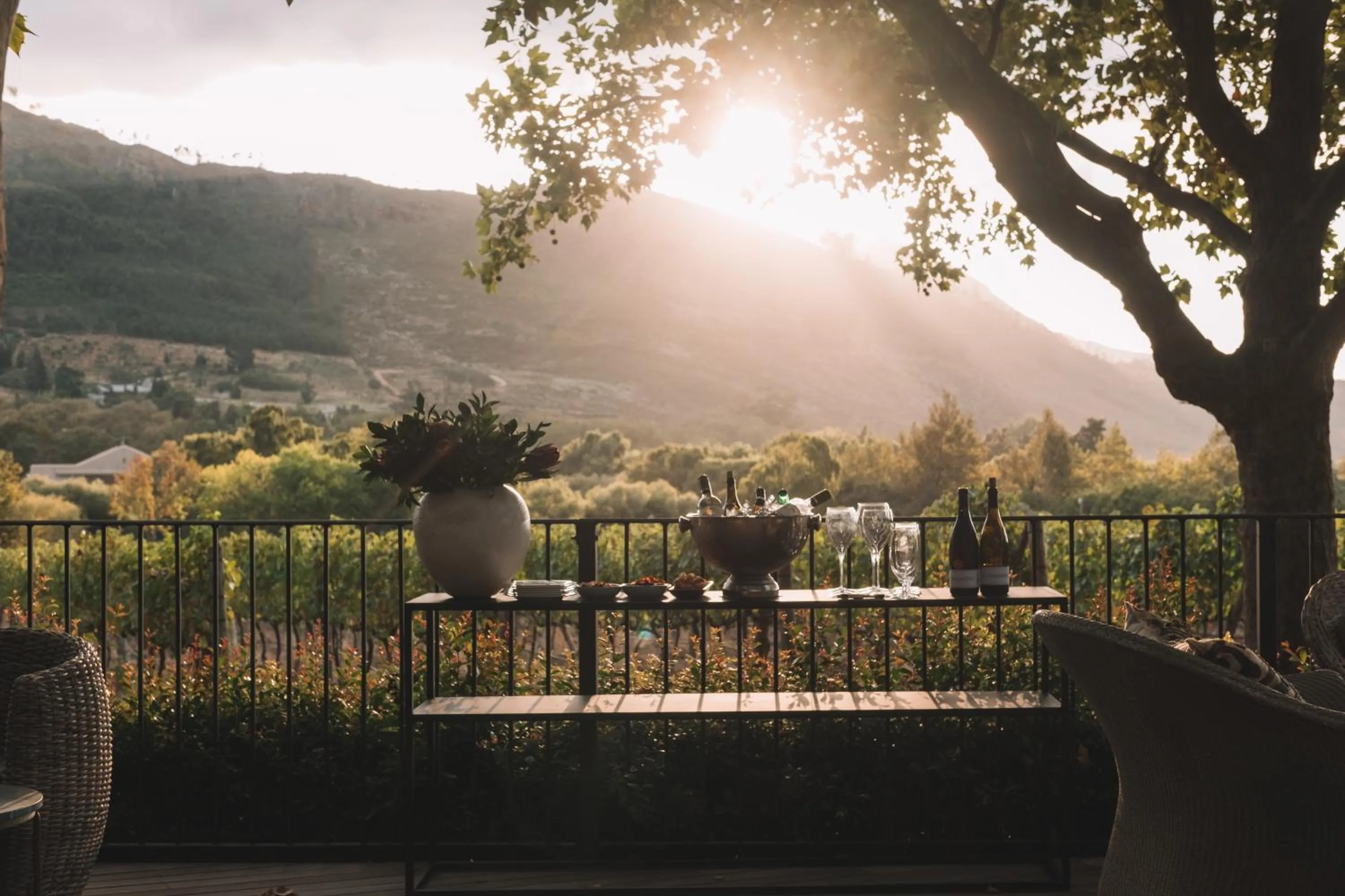 Natural landscape in La Clé Lodge