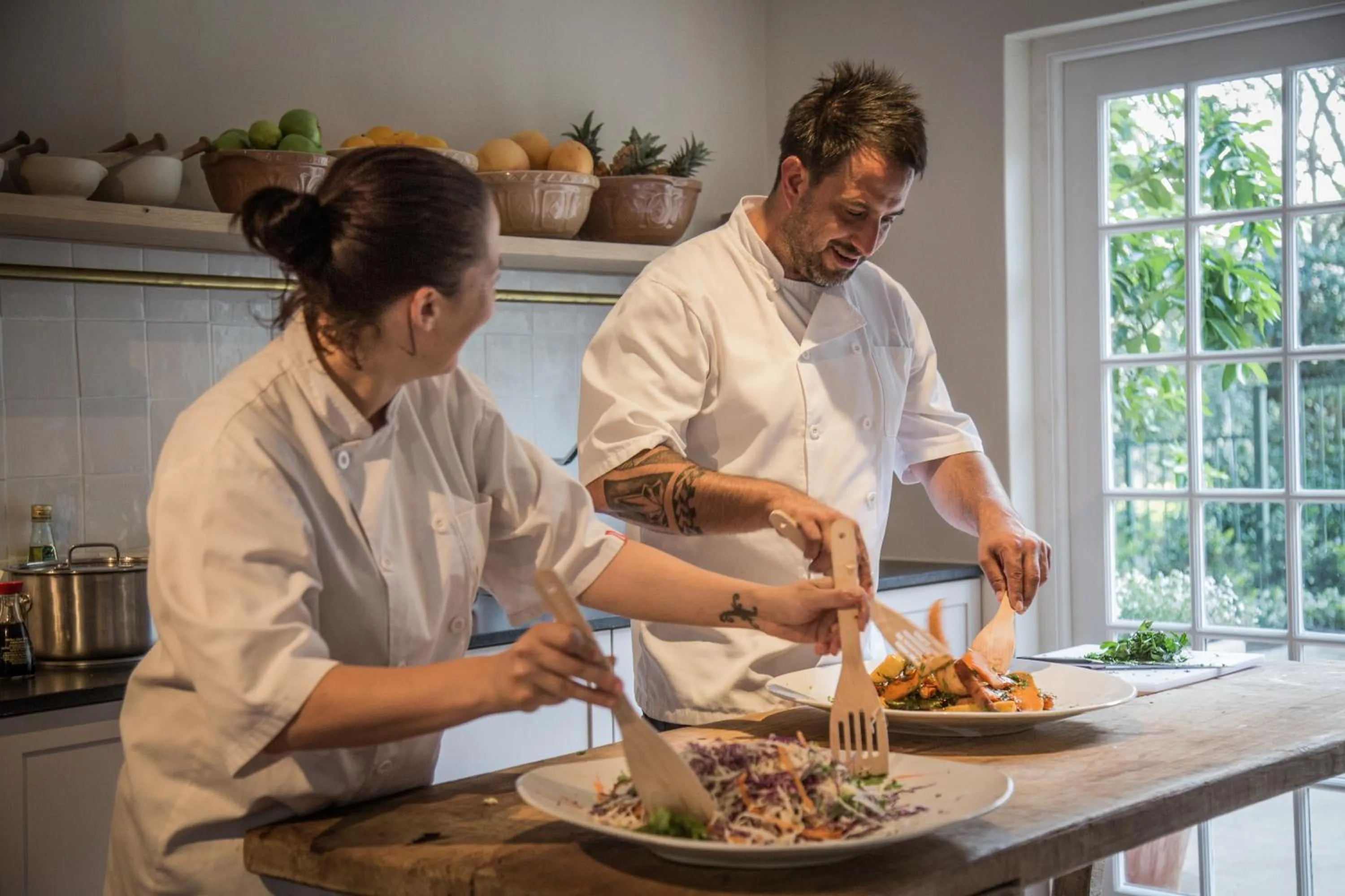 Staff in La Clé Lodge
