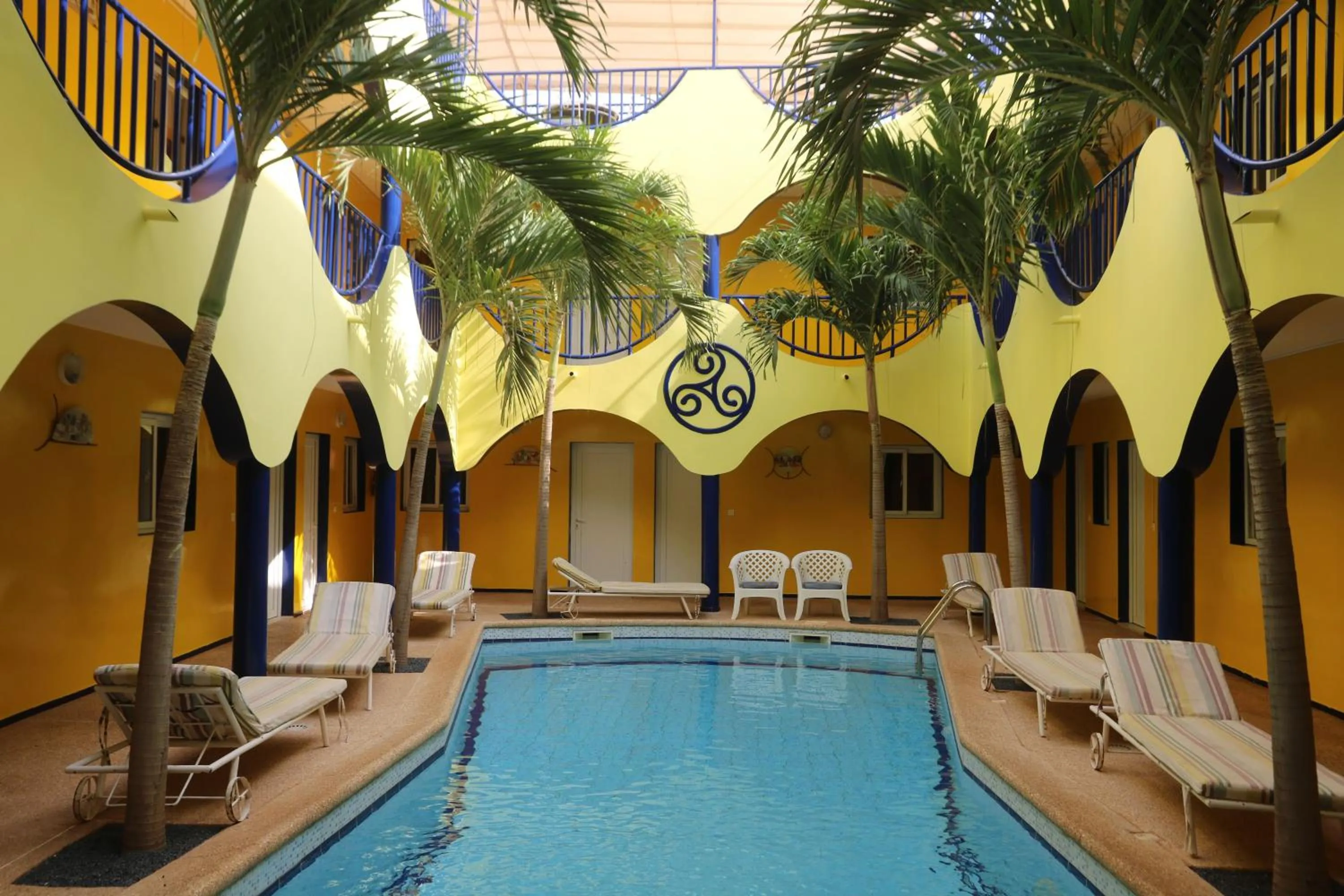 Pool view in Hacienda