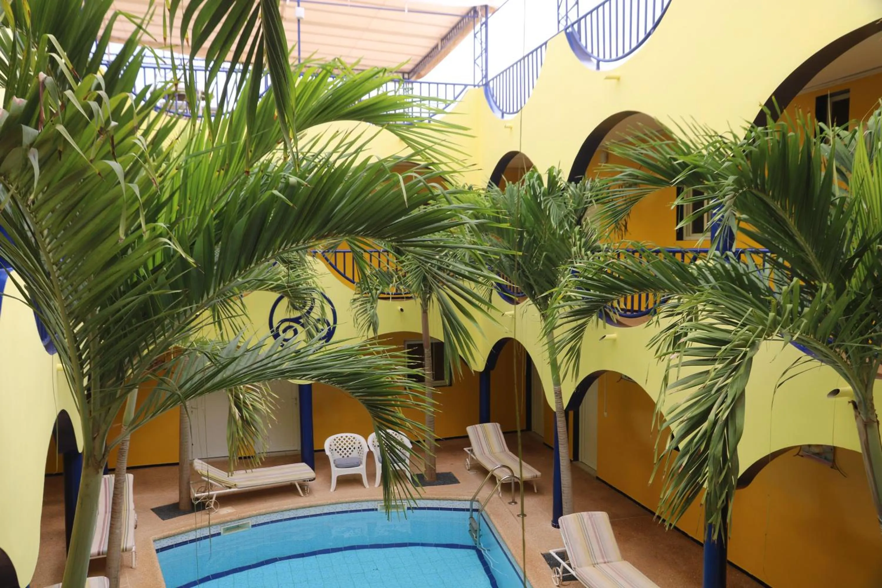 Pool view in Hacienda