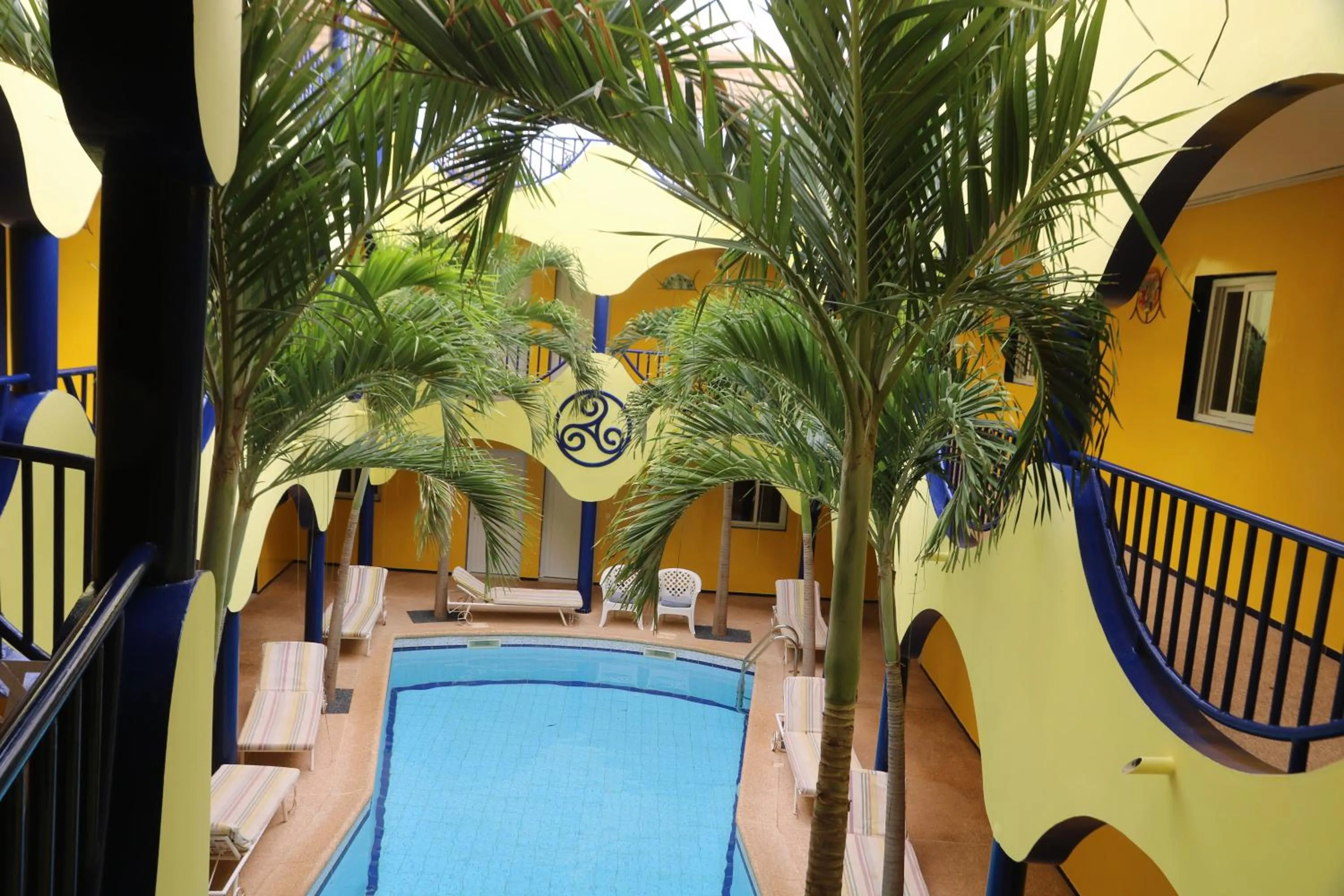 Pool view in Hacienda