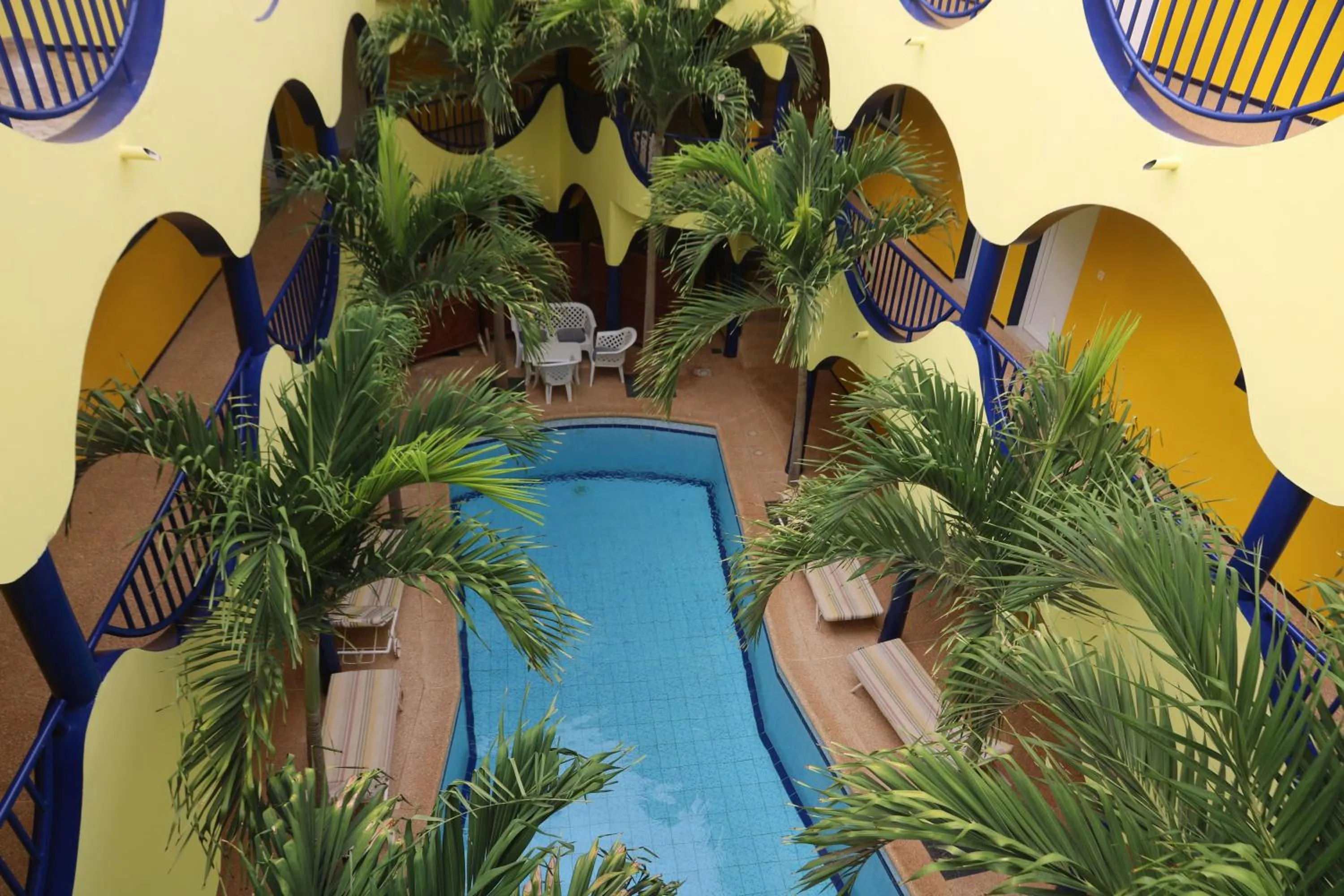 Pool view in Hacienda