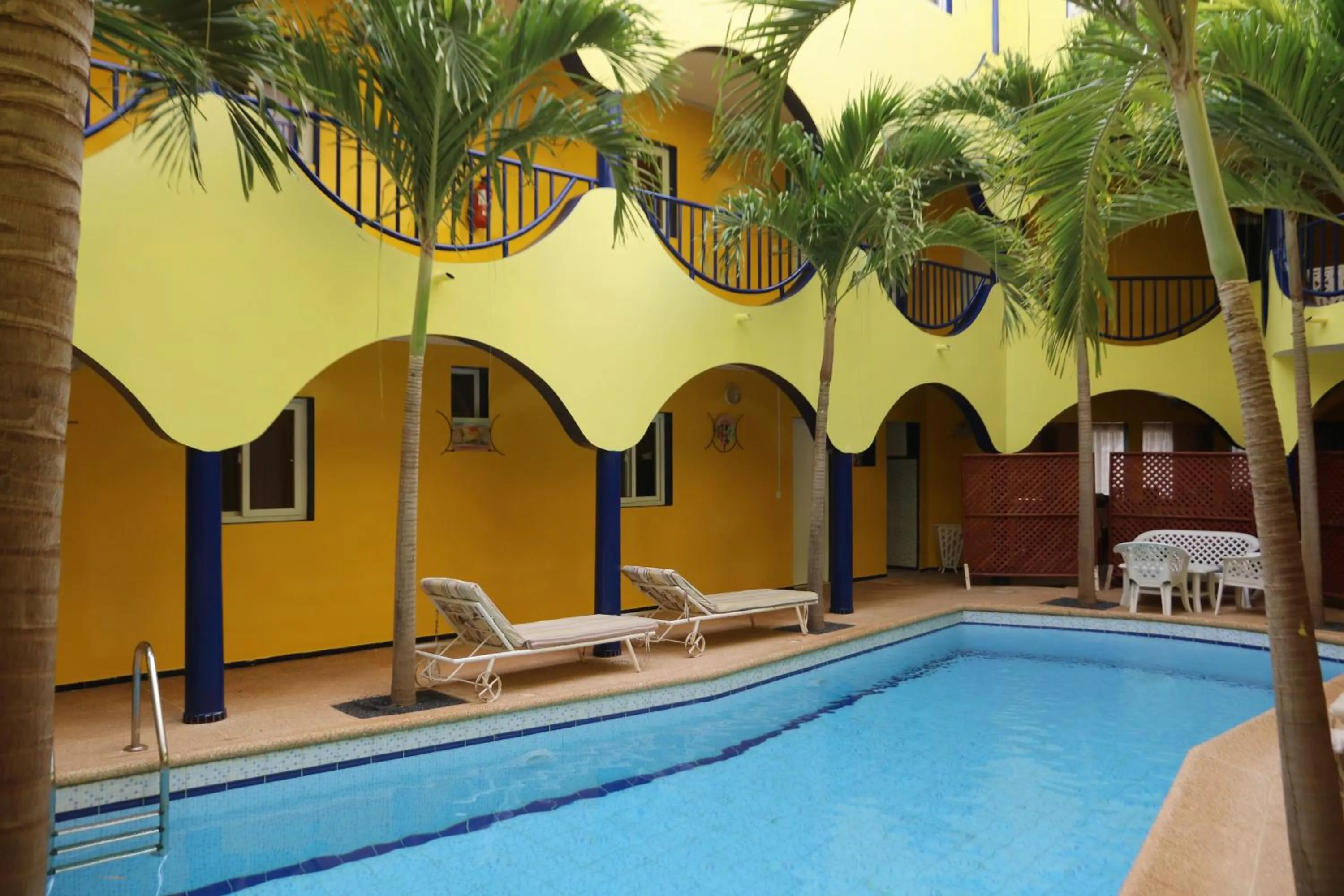 Pool view in Hacienda