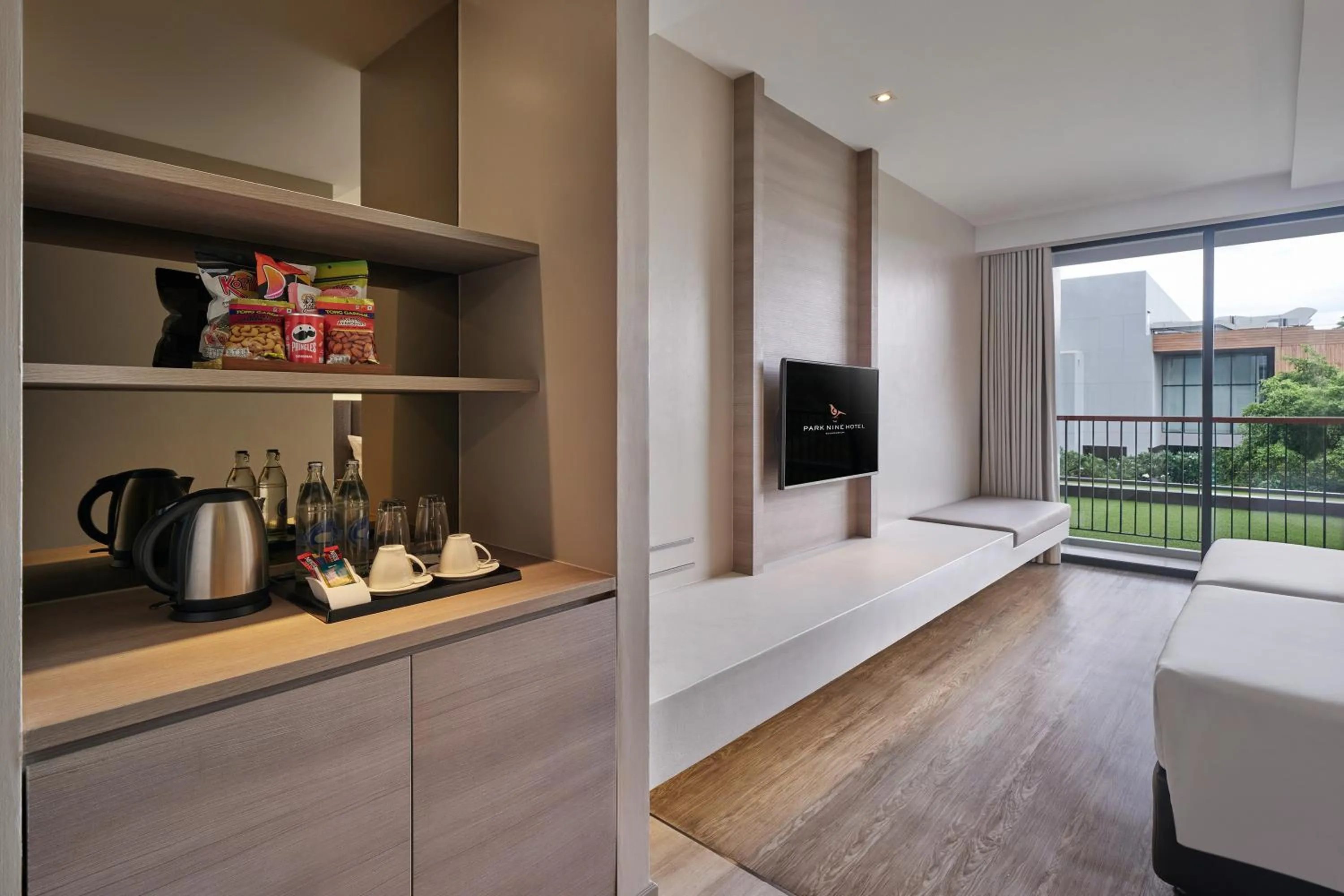 Bedroom, Bed in The Park Nine Hotel Suvarnabhumi - Free BKK Airport Shuttle