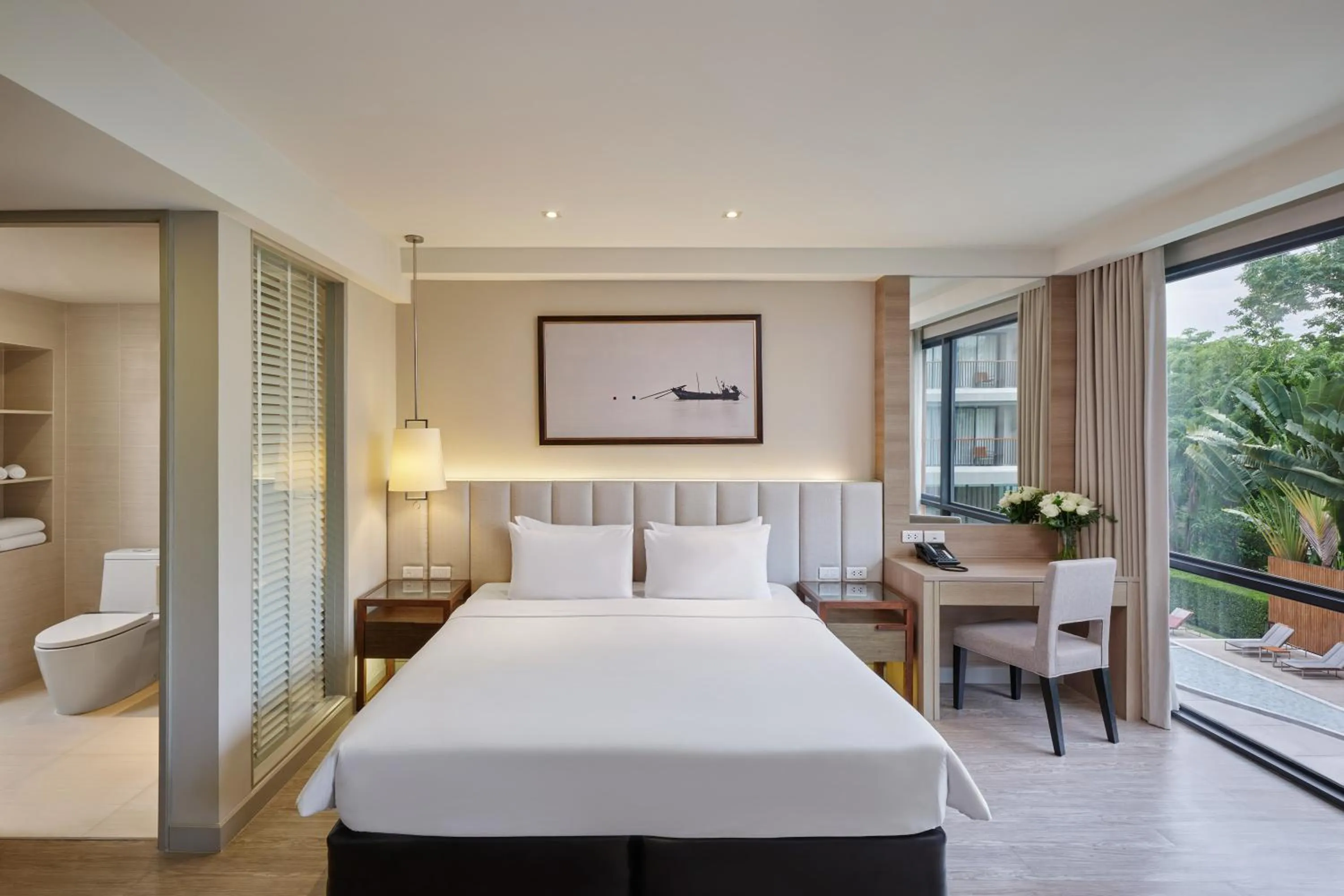 Bedroom, Bed in The Park Nine Hotel Suvarnabhumi - Free BKK Airport Shuttle