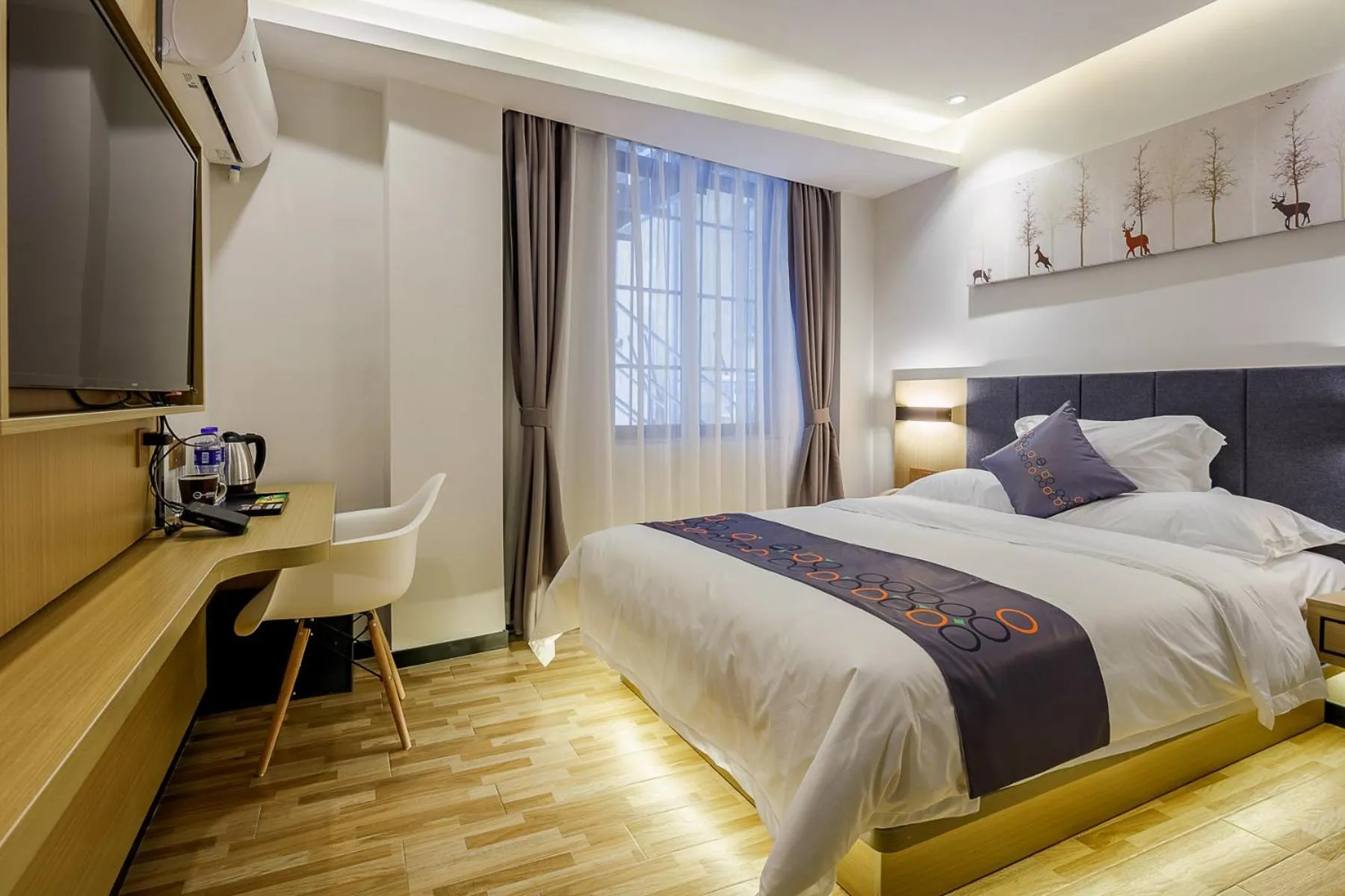 Bed in Yimi Inn Changdi Damalu Branch