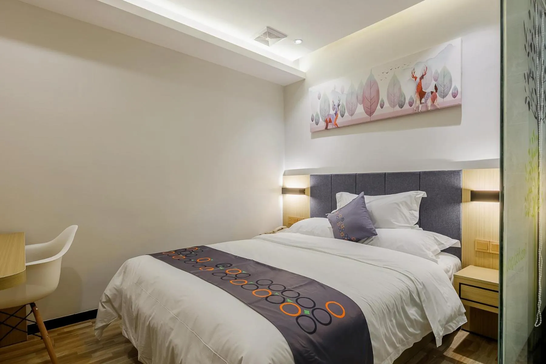 Bed in Yimi Inn Changdi Damalu Branch