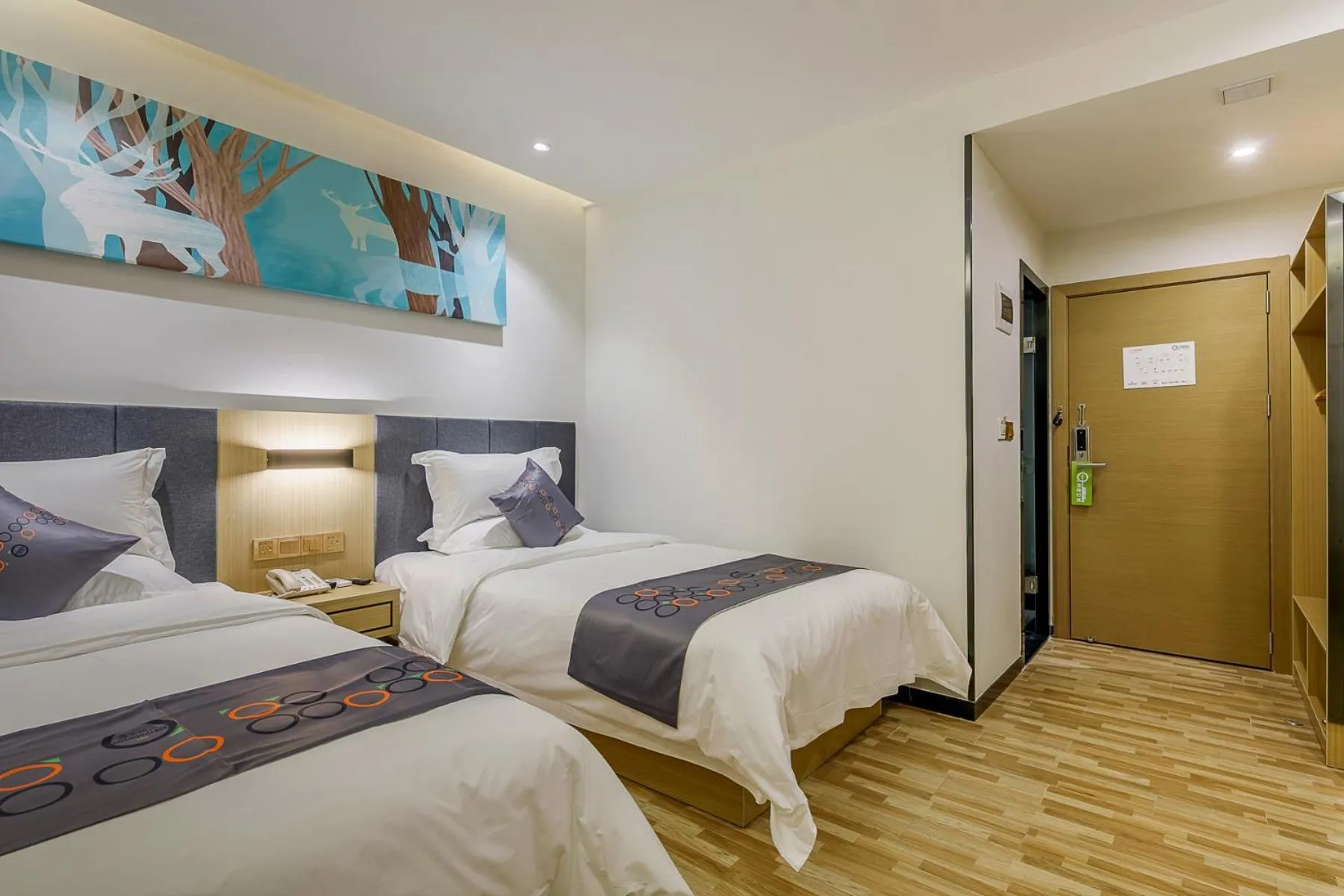 Bed in Yimi Inn Changdi Damalu Branch