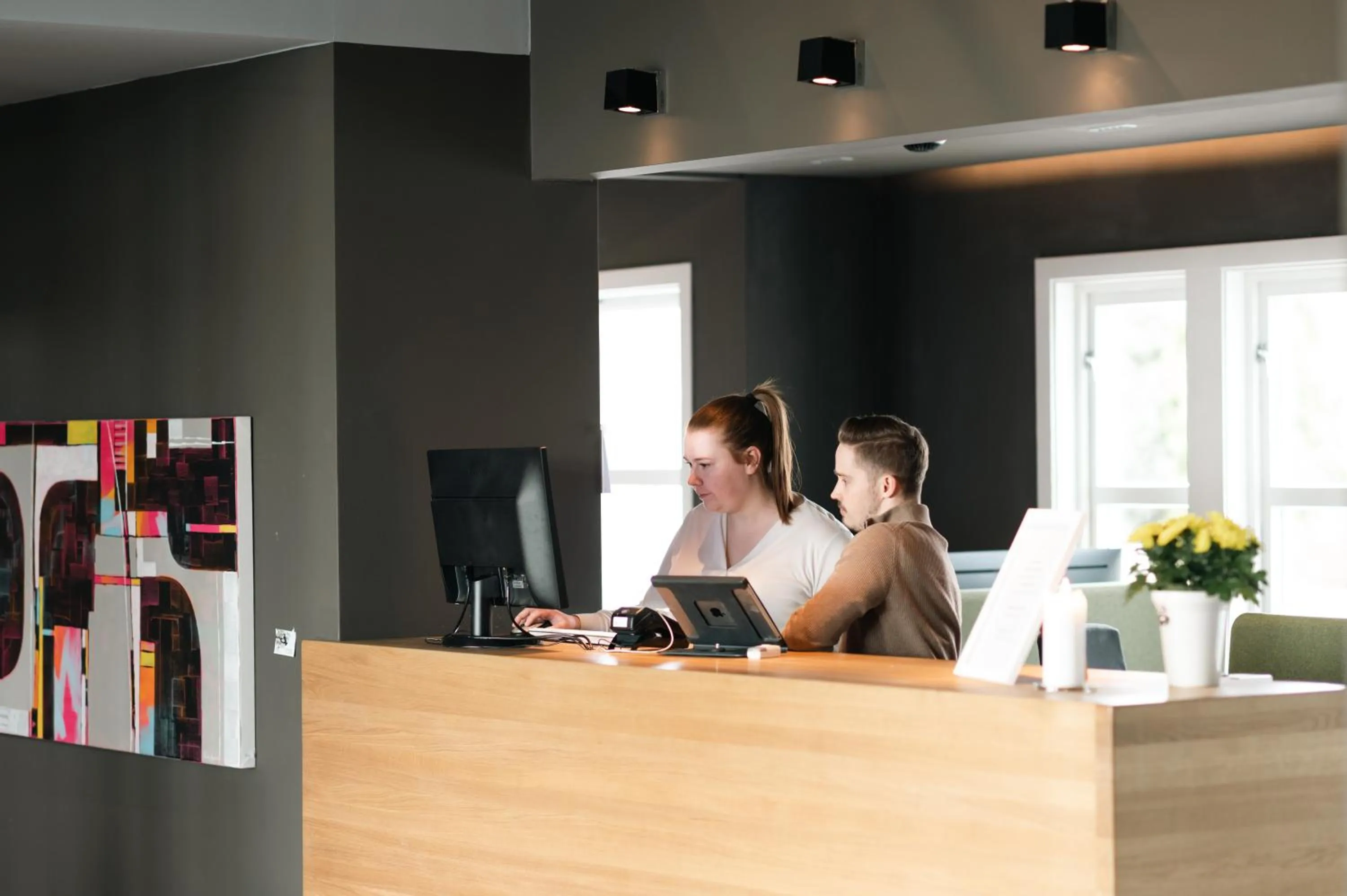 Lobby or reception in Jegtvolden Fjordhotell