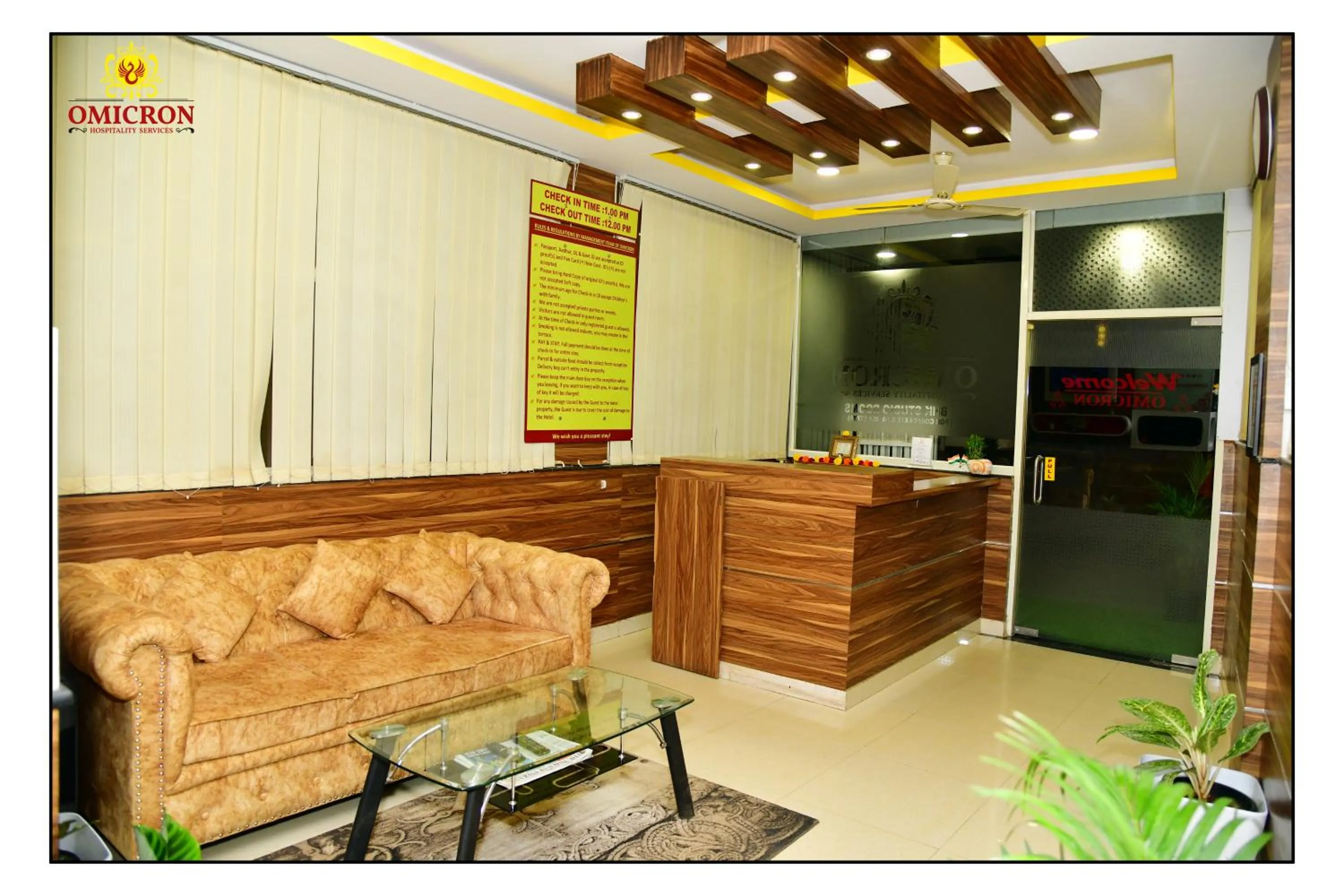 Street view in Hotel Omicron 1 BHK Studio room