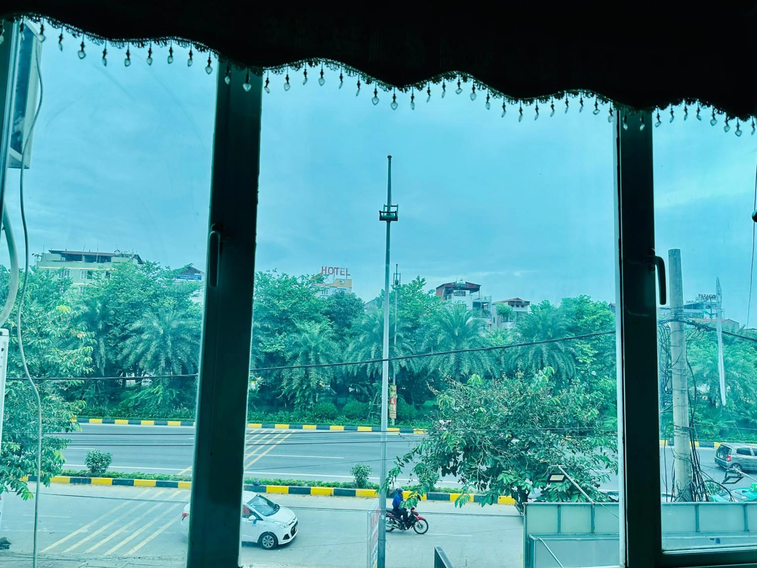 Quiet street view in Van Anh Hotel