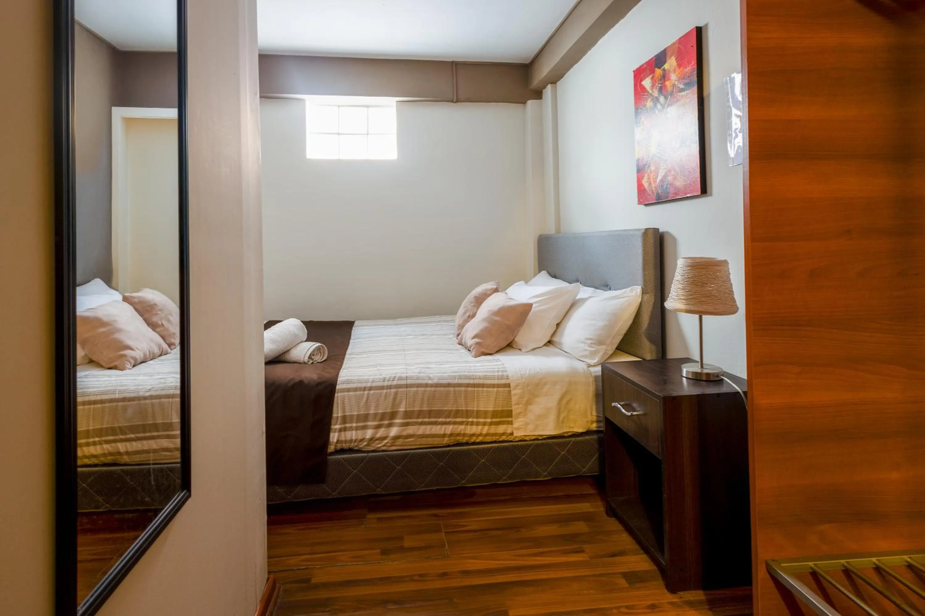 Photo of the whole room, Bed in Hermoza House