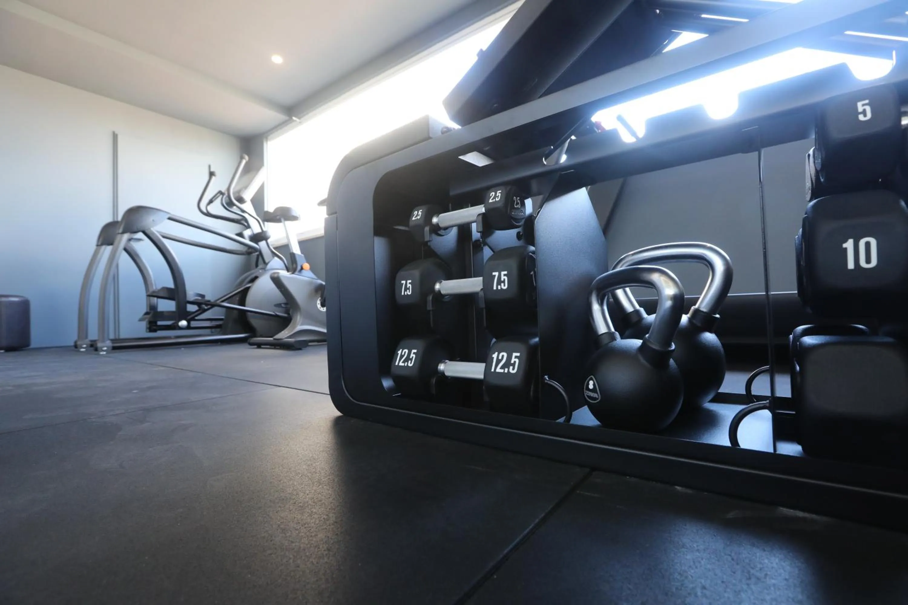 Fitness centre/facilities in Hotel Tiber Rooftop & Wellness