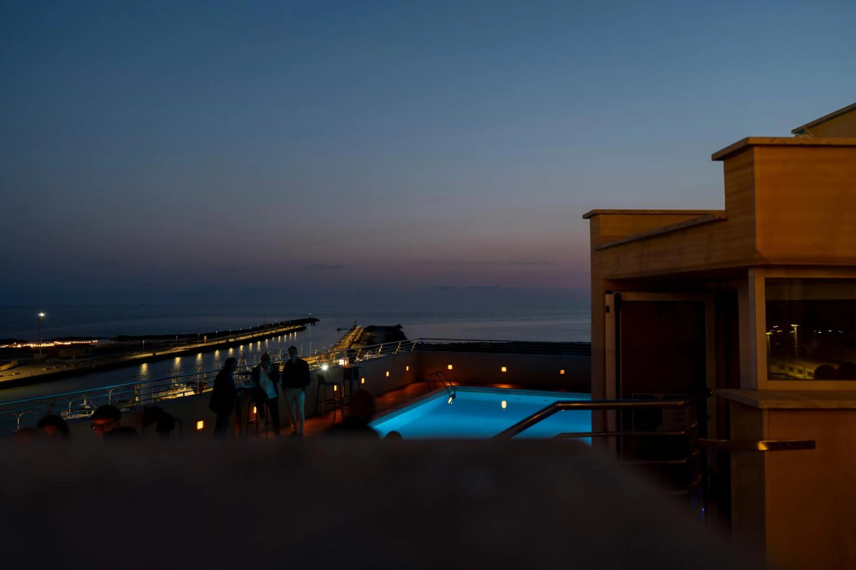 Swimming pool in Hotel Tiber Rooftop & Wellness