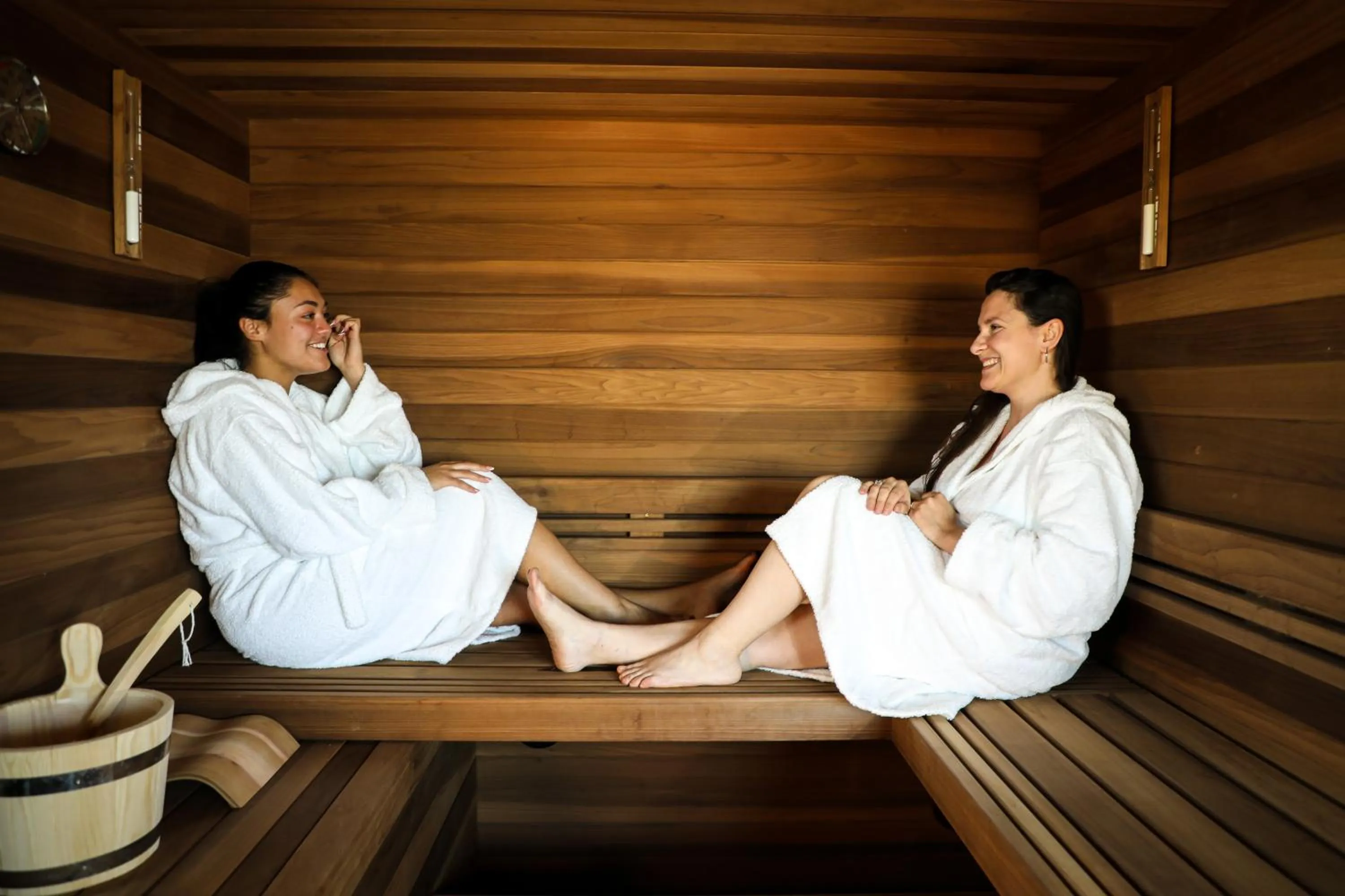 Sauna in Hotel Tiber Rooftop & Wellness