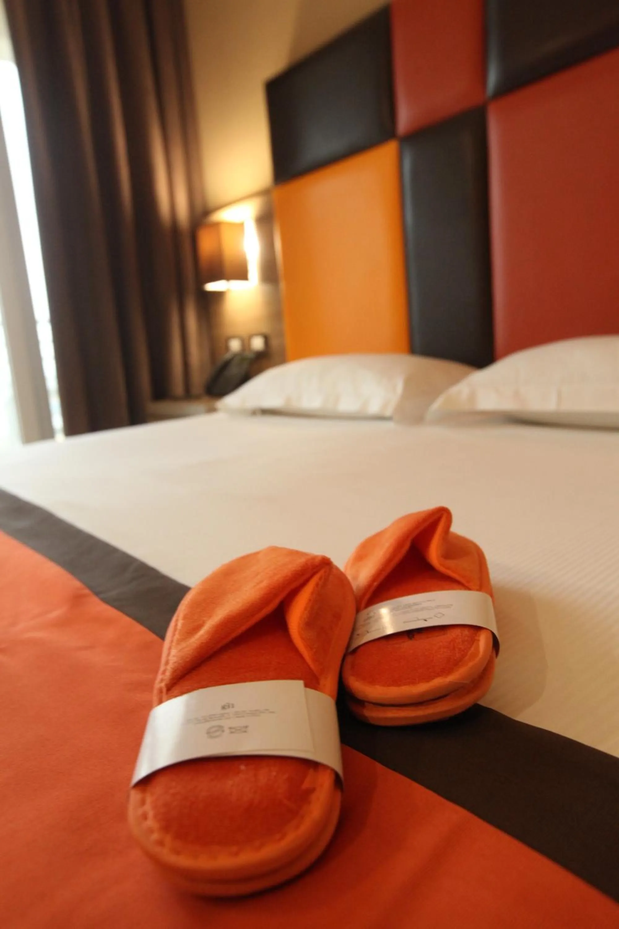 Bed in Hotel Tiber Rooftop & Wellness