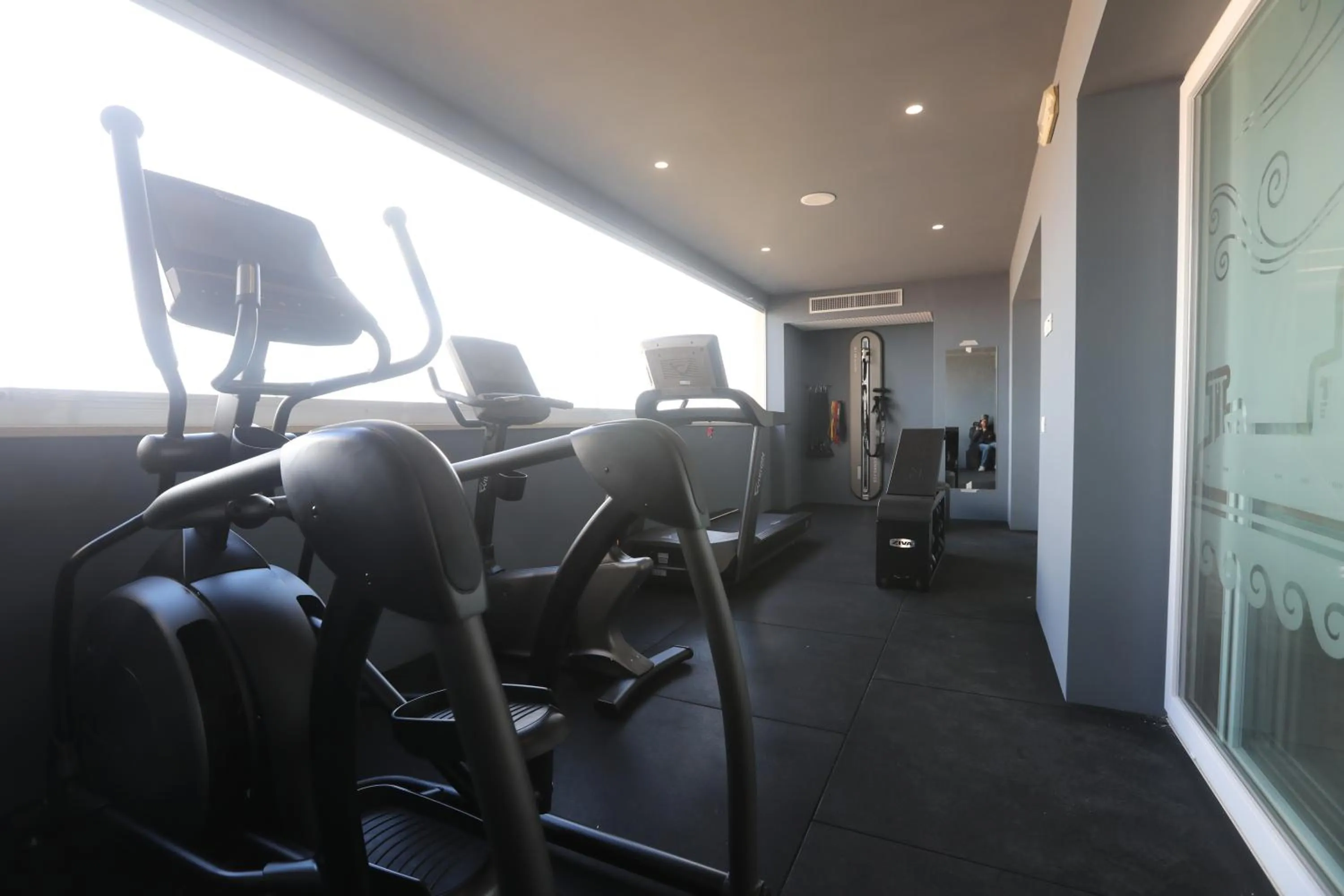 Fitness centre/facilities in Hotel Tiber Rooftop & Wellness