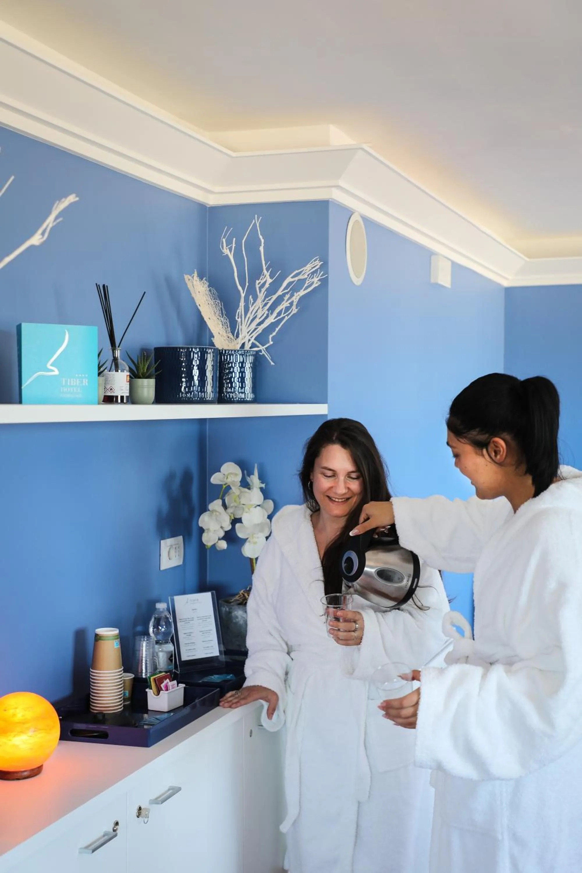 Sauna in Hotel Tiber Rooftop & Wellness