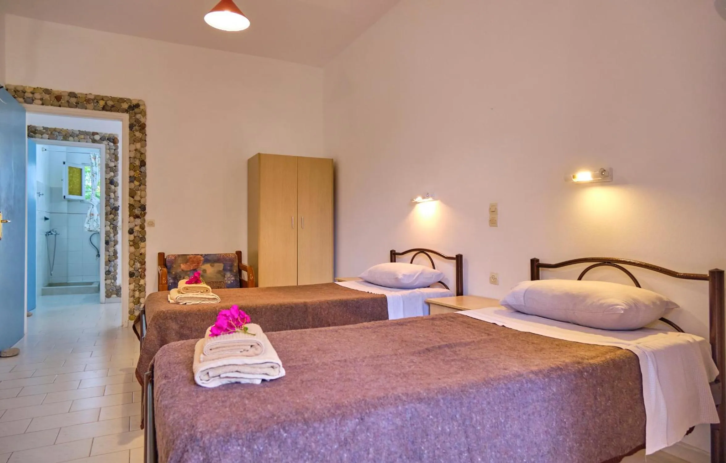Bed in Maro Apartments Arillas Corfu