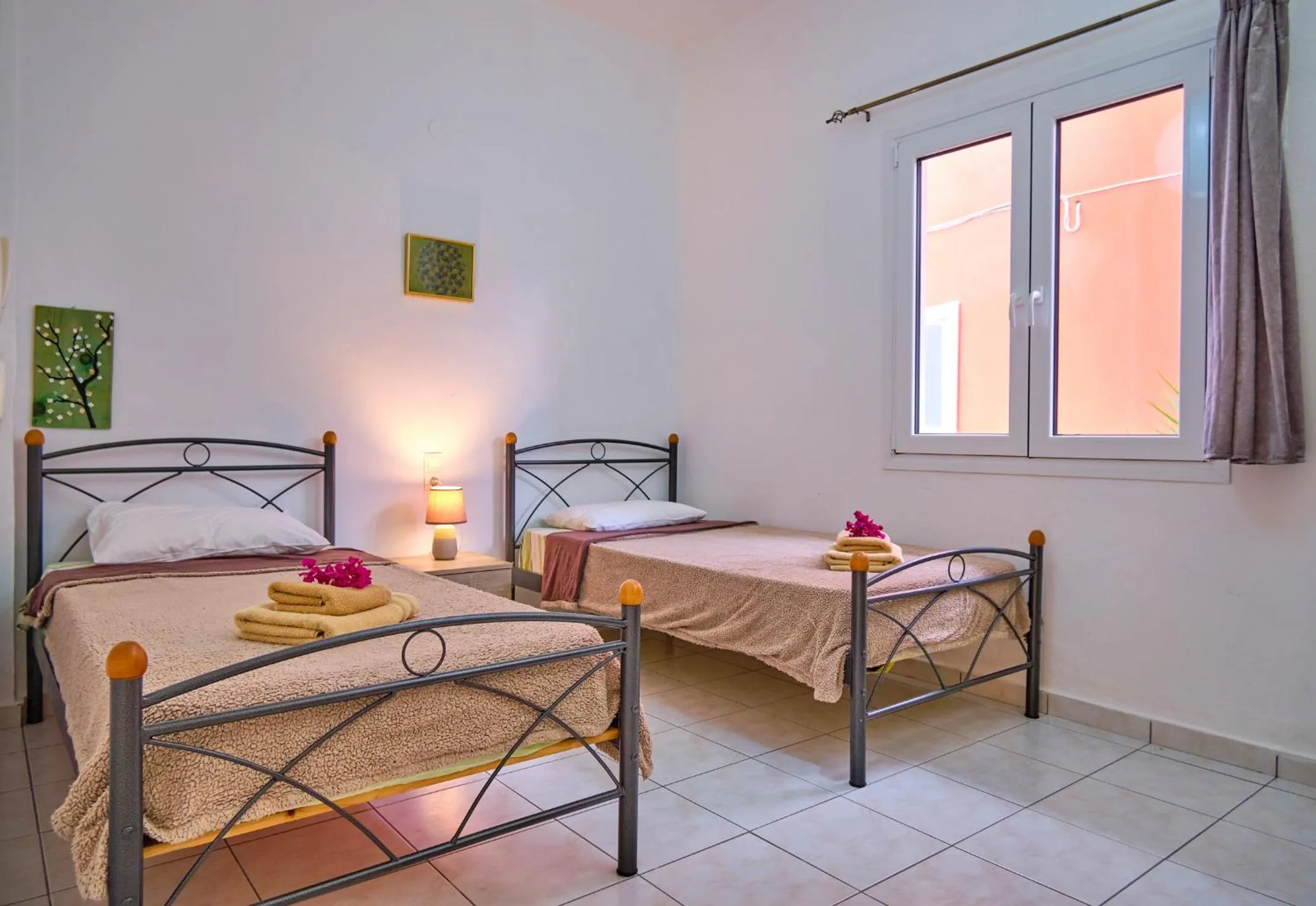 Bed in Maro Apartments Arillas Corfu
