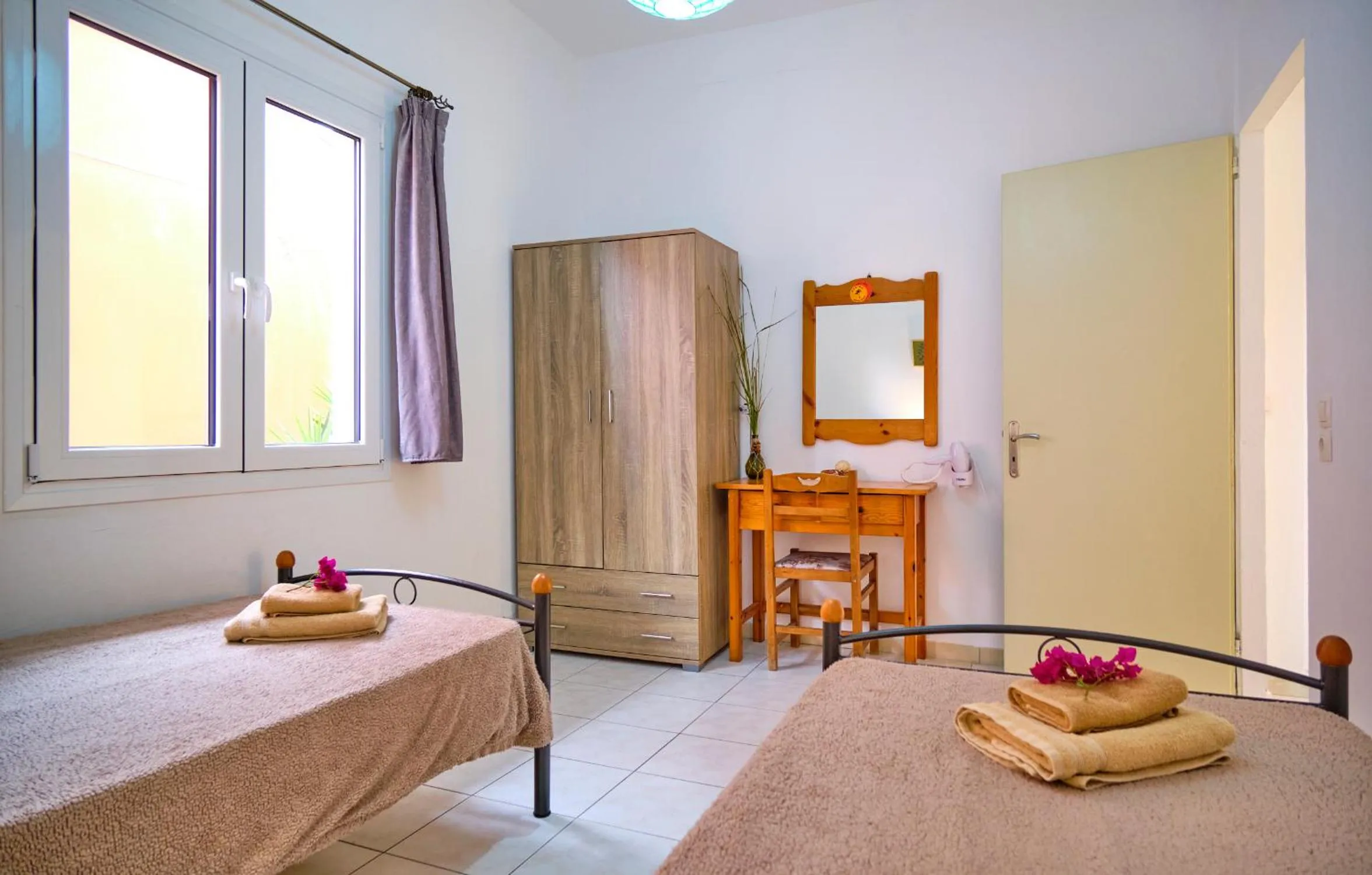 Bed in Maro Apartments Arillas Corfu
