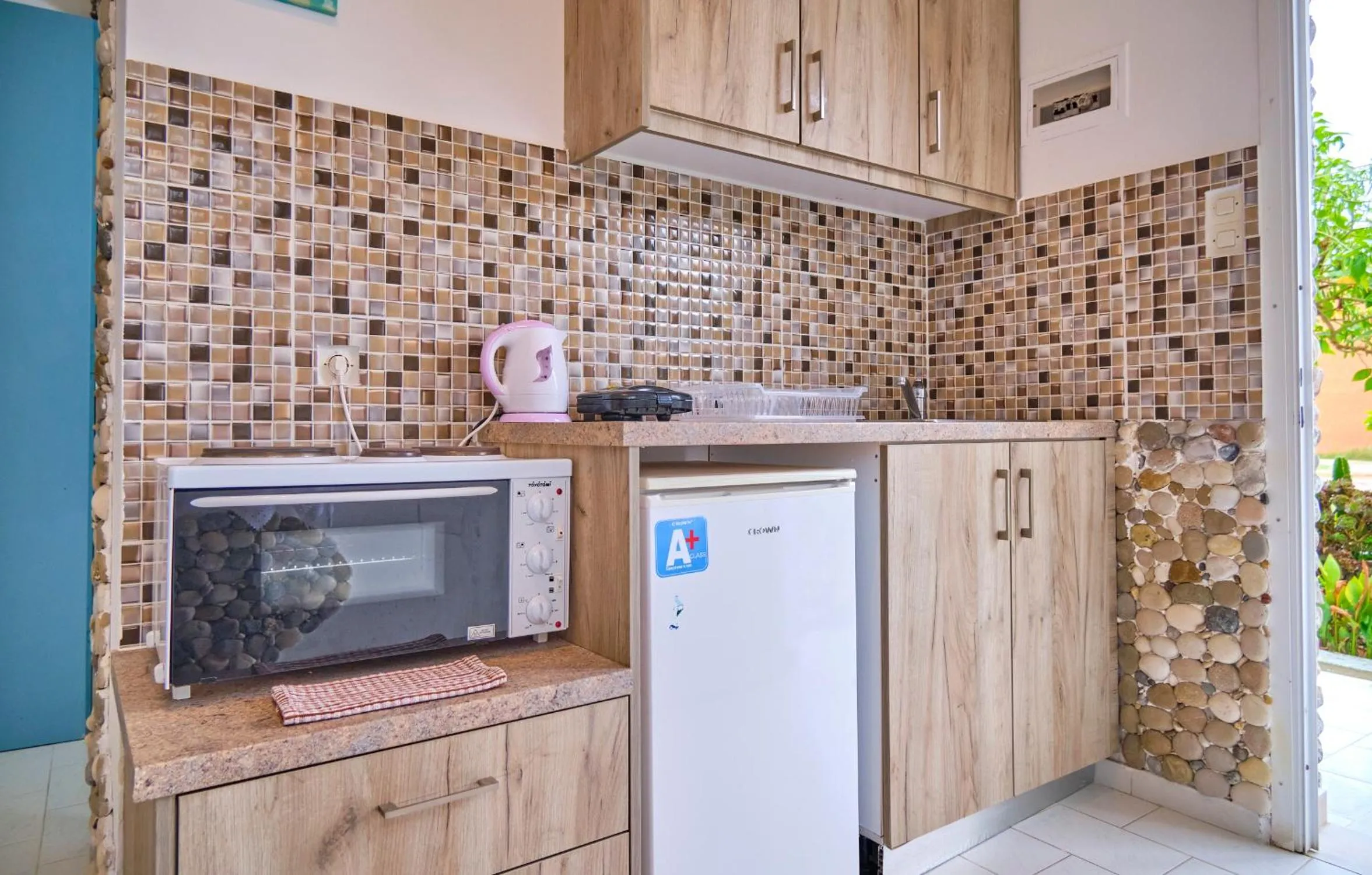 Kitchen or kitchenette in Maro Apartments Arillas Corfu