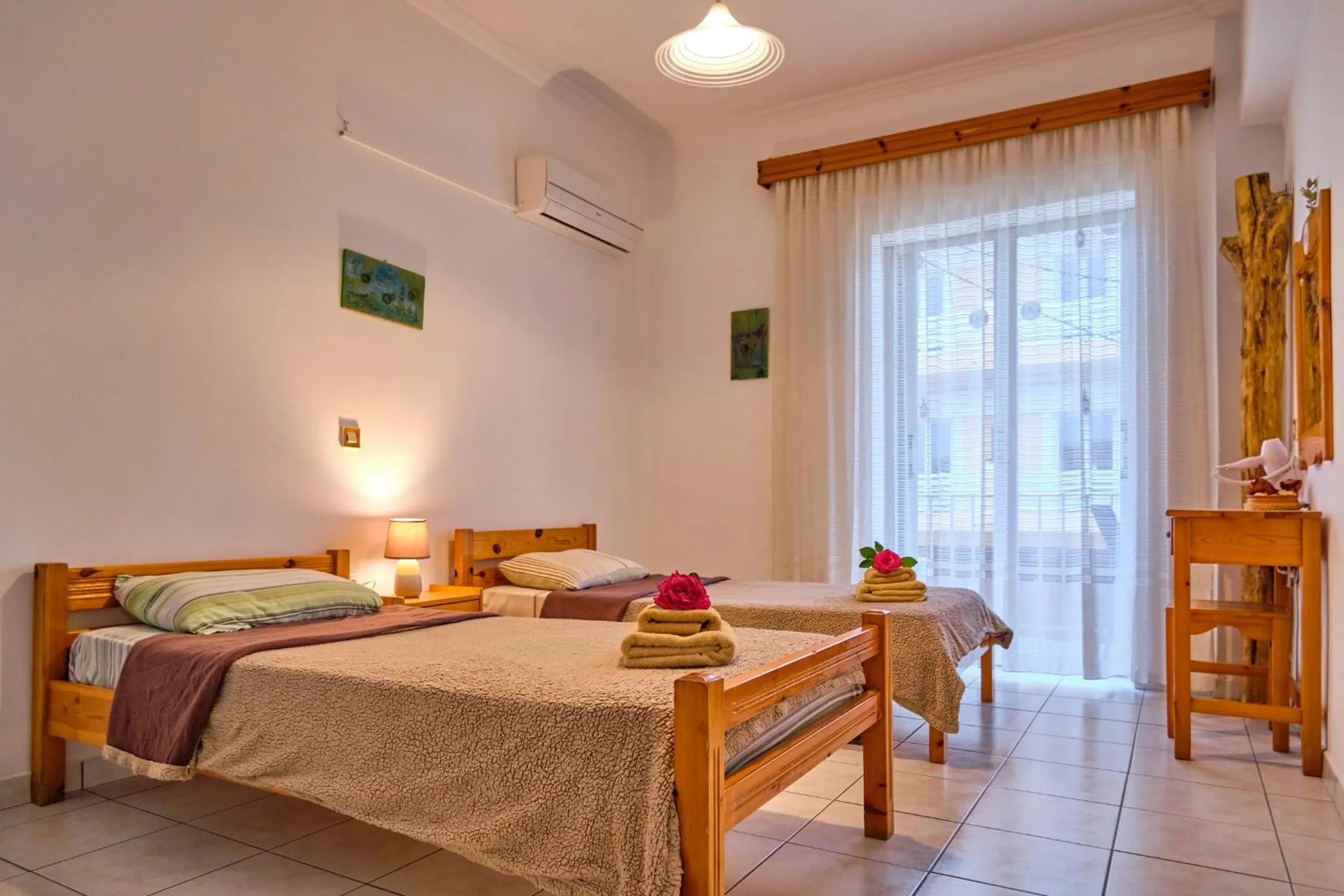 Bed in Maro Apartments Arillas Corfu