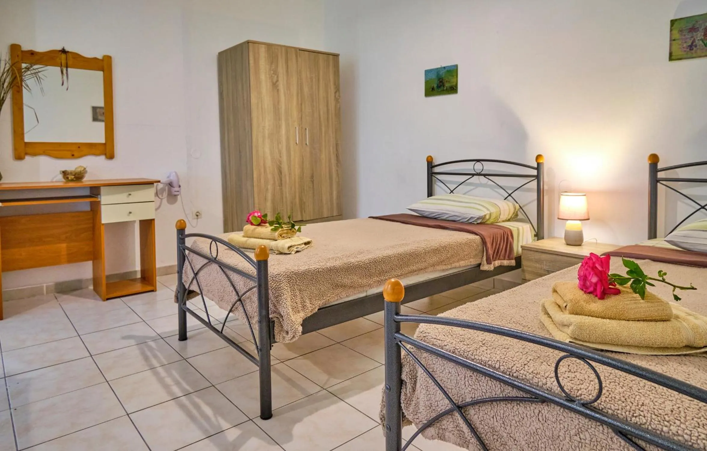 Bed in Maro Apartments Arillas Corfu