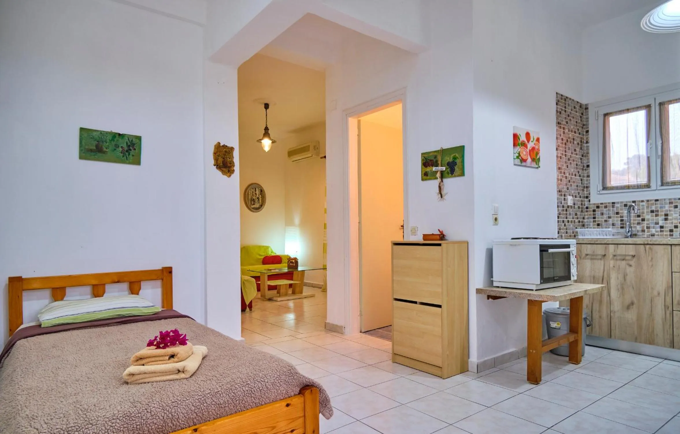 Kitchen or kitchenette in Maro Apartments Arillas Corfu